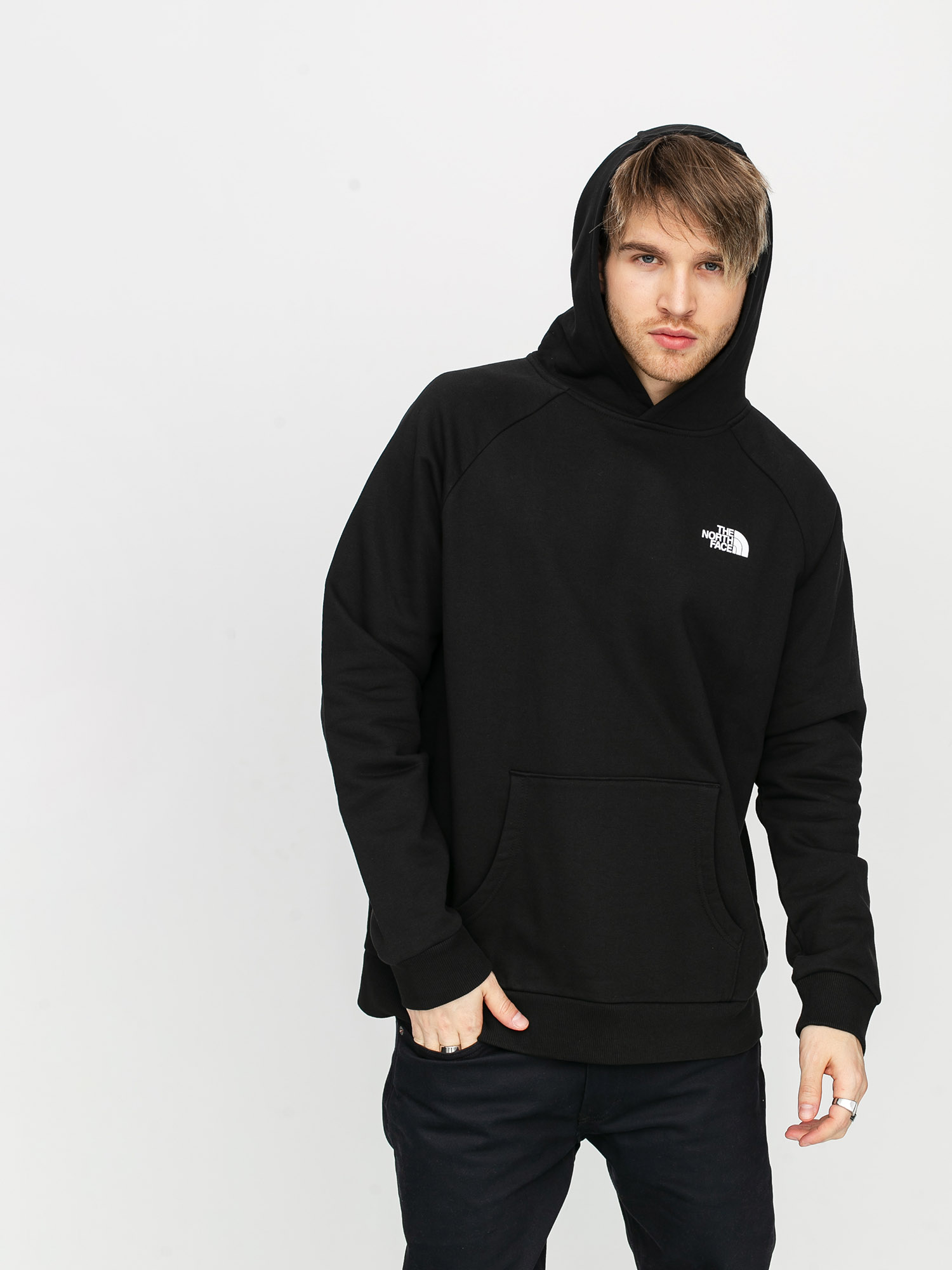 Mikina s kapucňou The North Face Raglan Redbox HD (black)