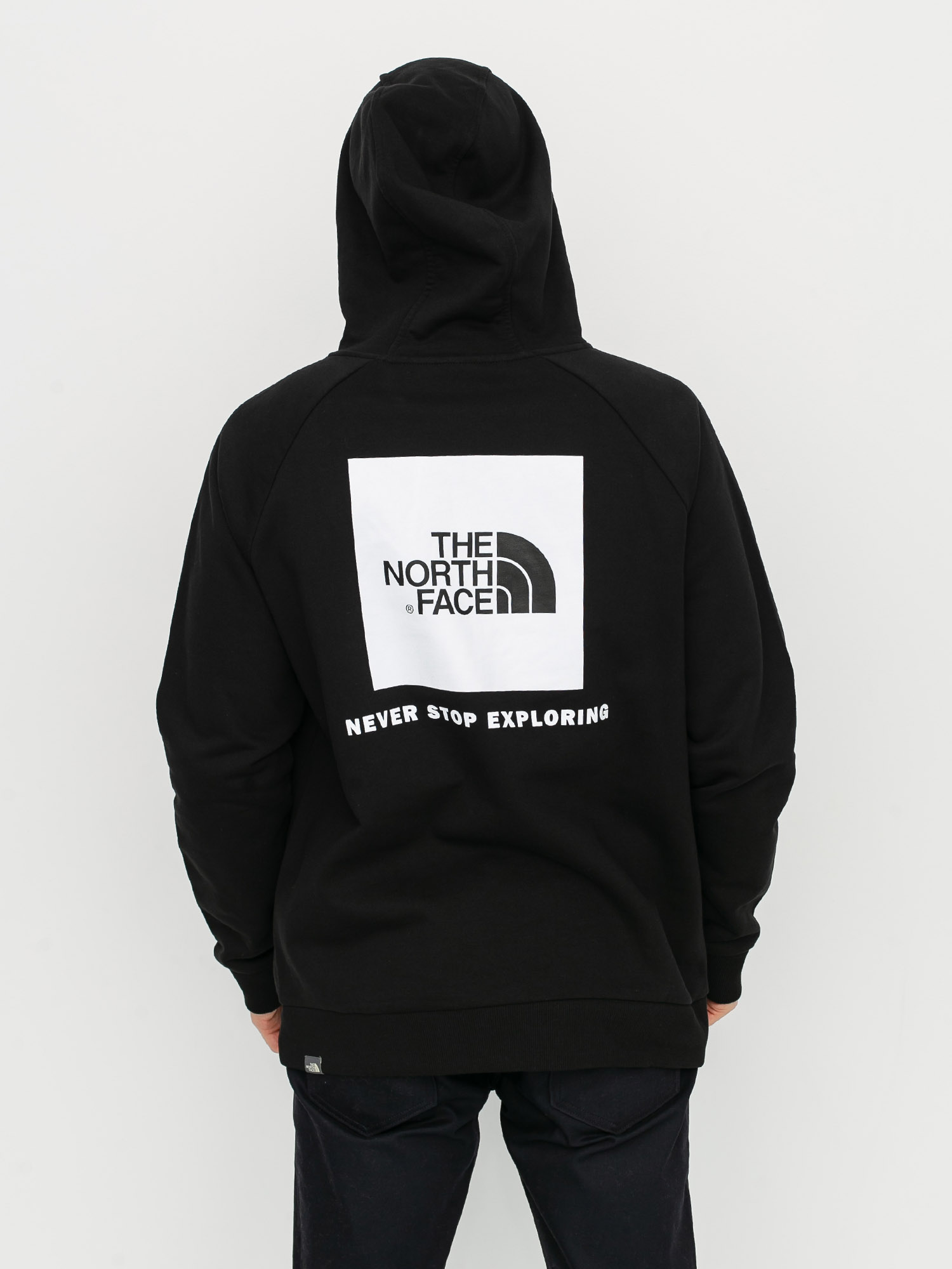 Mikina s kapucňou The North Face Raglan Redbox HD (black)