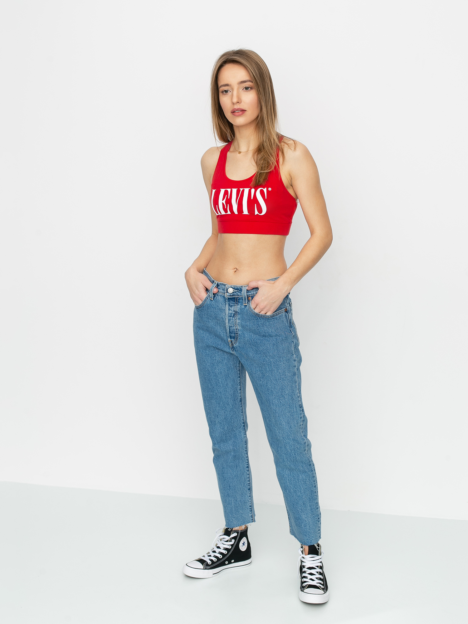 Nohavice Levi's® 501 Crop Tango Beats Wmn (denim light blue)