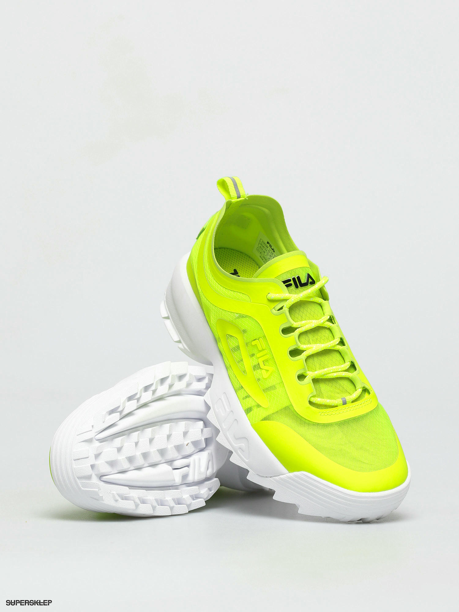 lime green fila disruptor