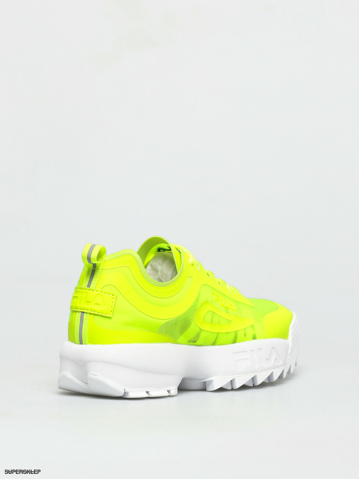 fila disruptor neon lime