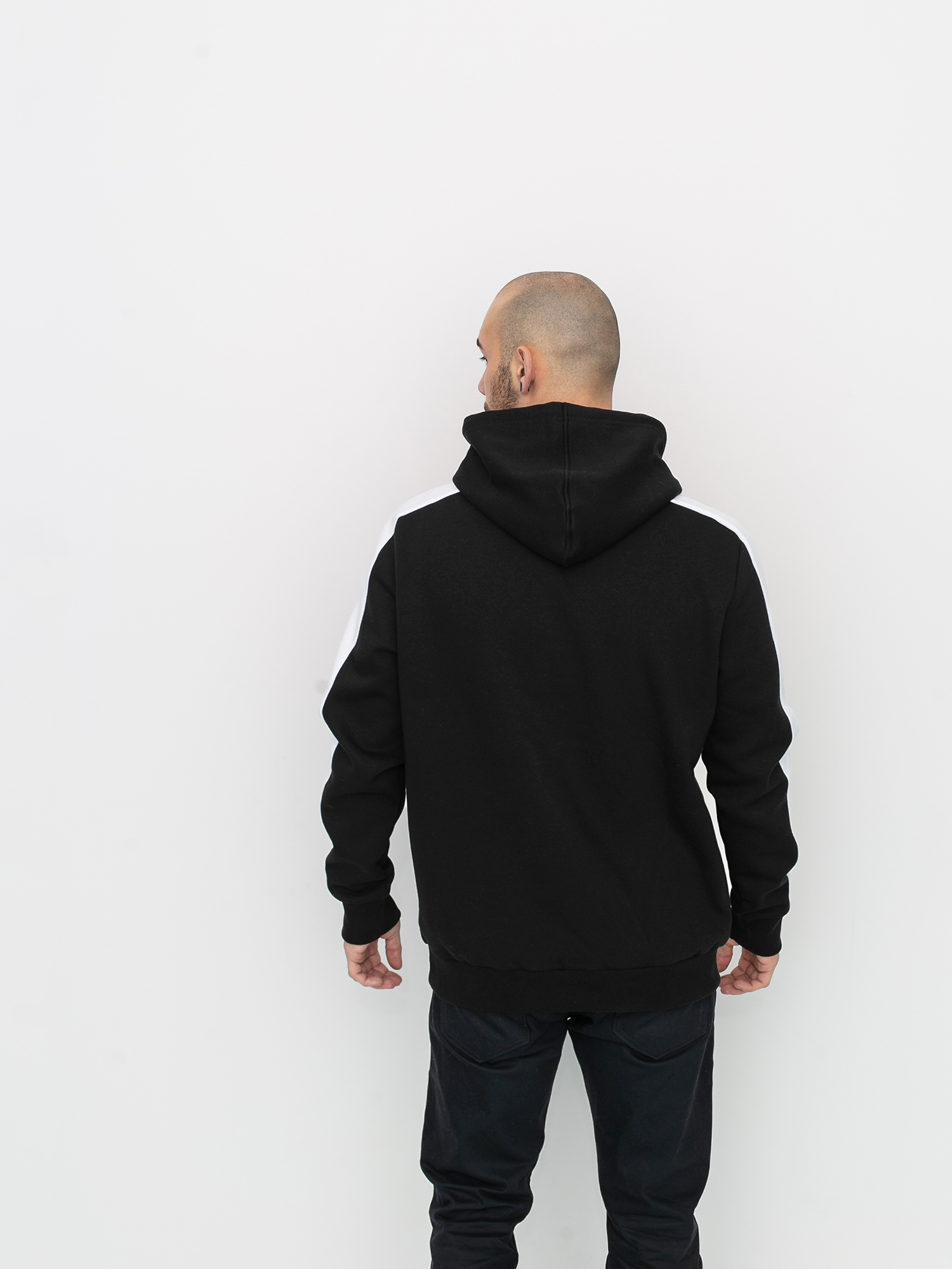 Mikina s kapucňou New Era Nba Colour Block Chicago Bulls HD (blkfdr)