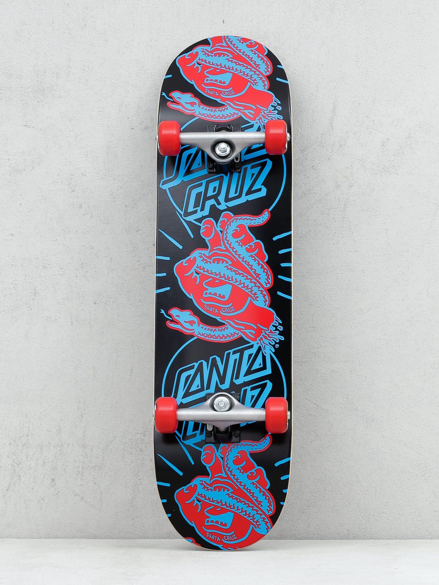 Skateboard Santa Cruz Snakebite (black/blue/red)