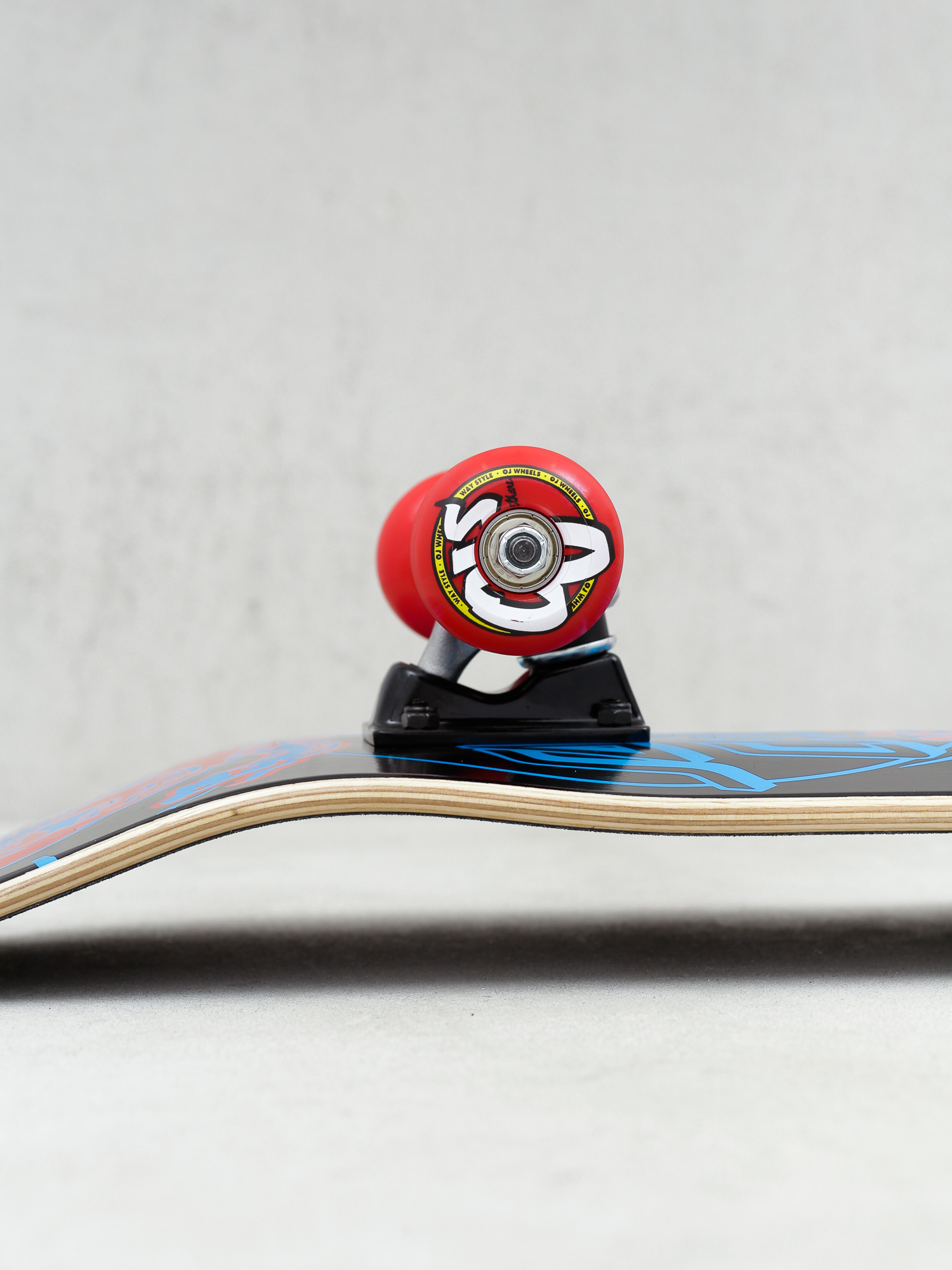 Skateboard Santa Cruz Snakebite (black/blue/red)