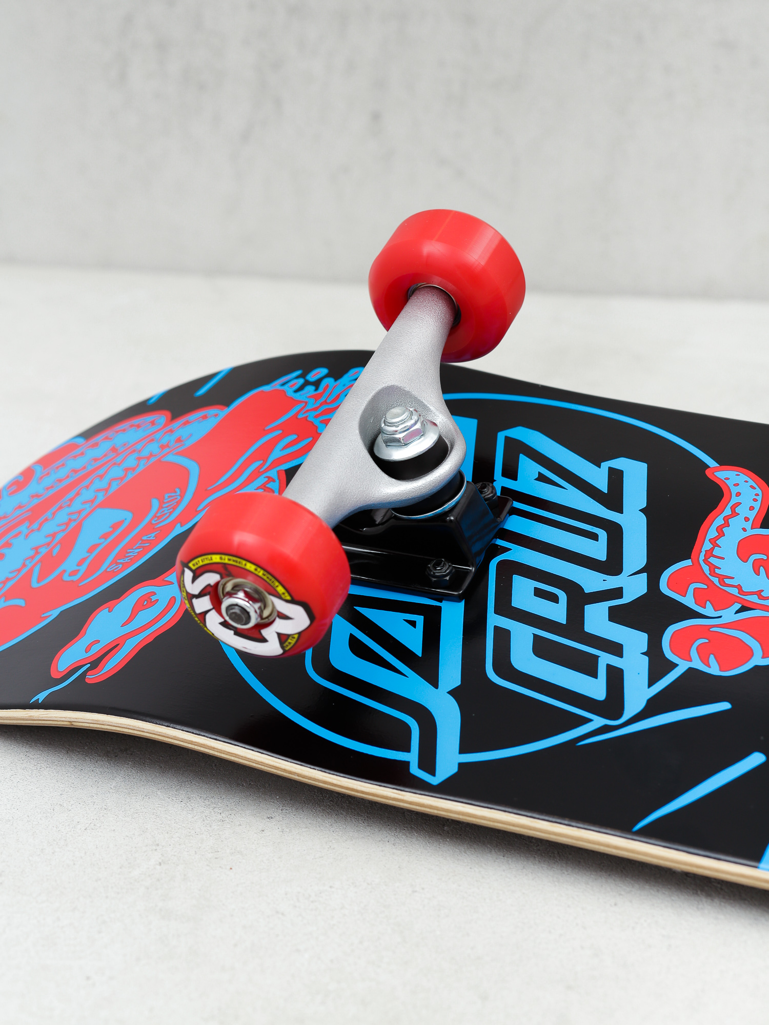 Skateboard Santa Cruz Snakebite (black/blue/red)