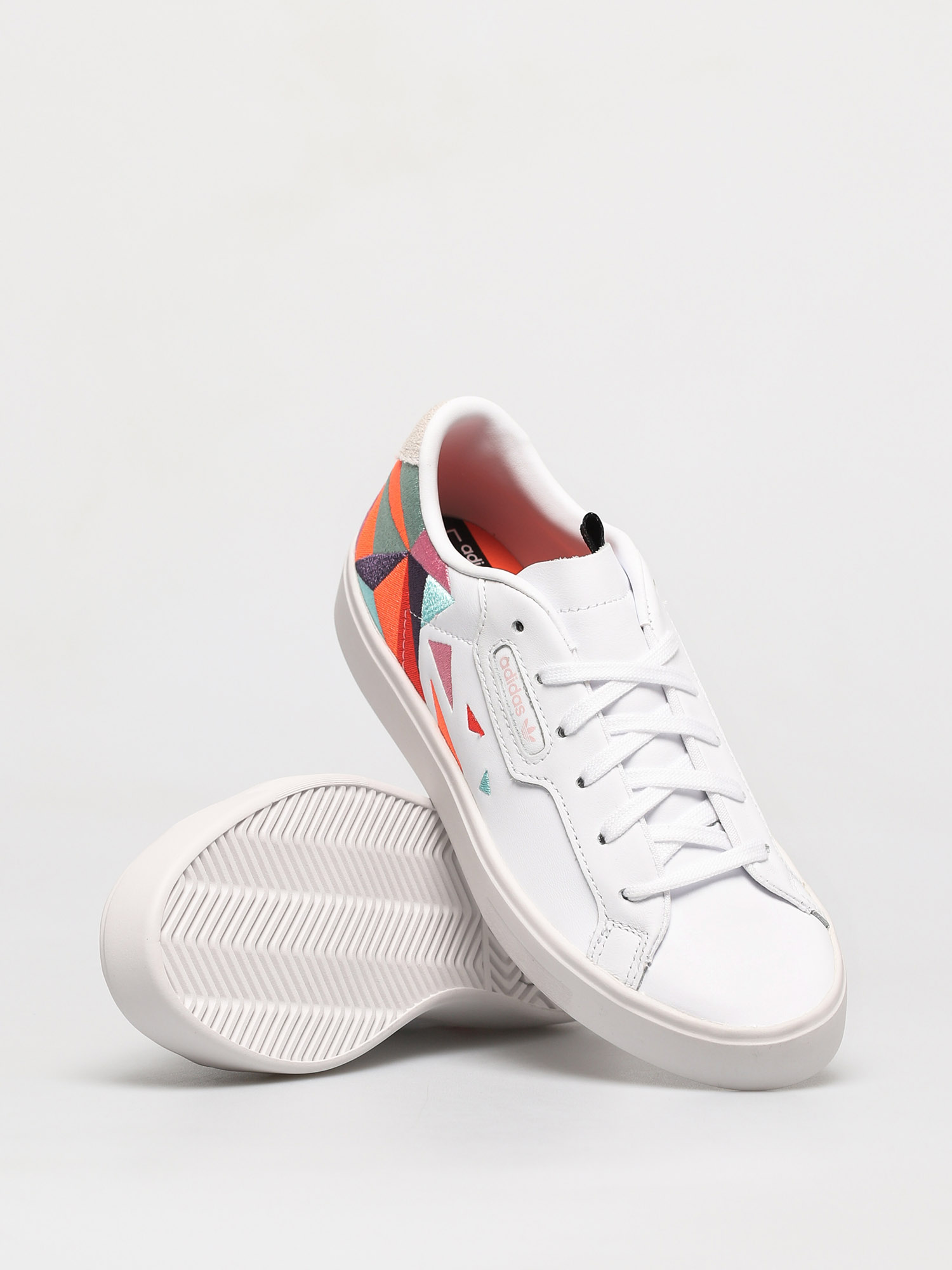 Topánky adidas Originals Sleek Wmn (white/tech purple/crystal white)