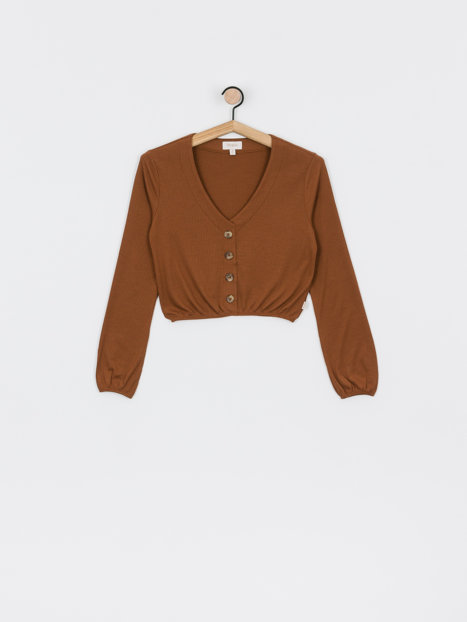 Triko Brixton Daria V Neck Knit Wmn (hide)