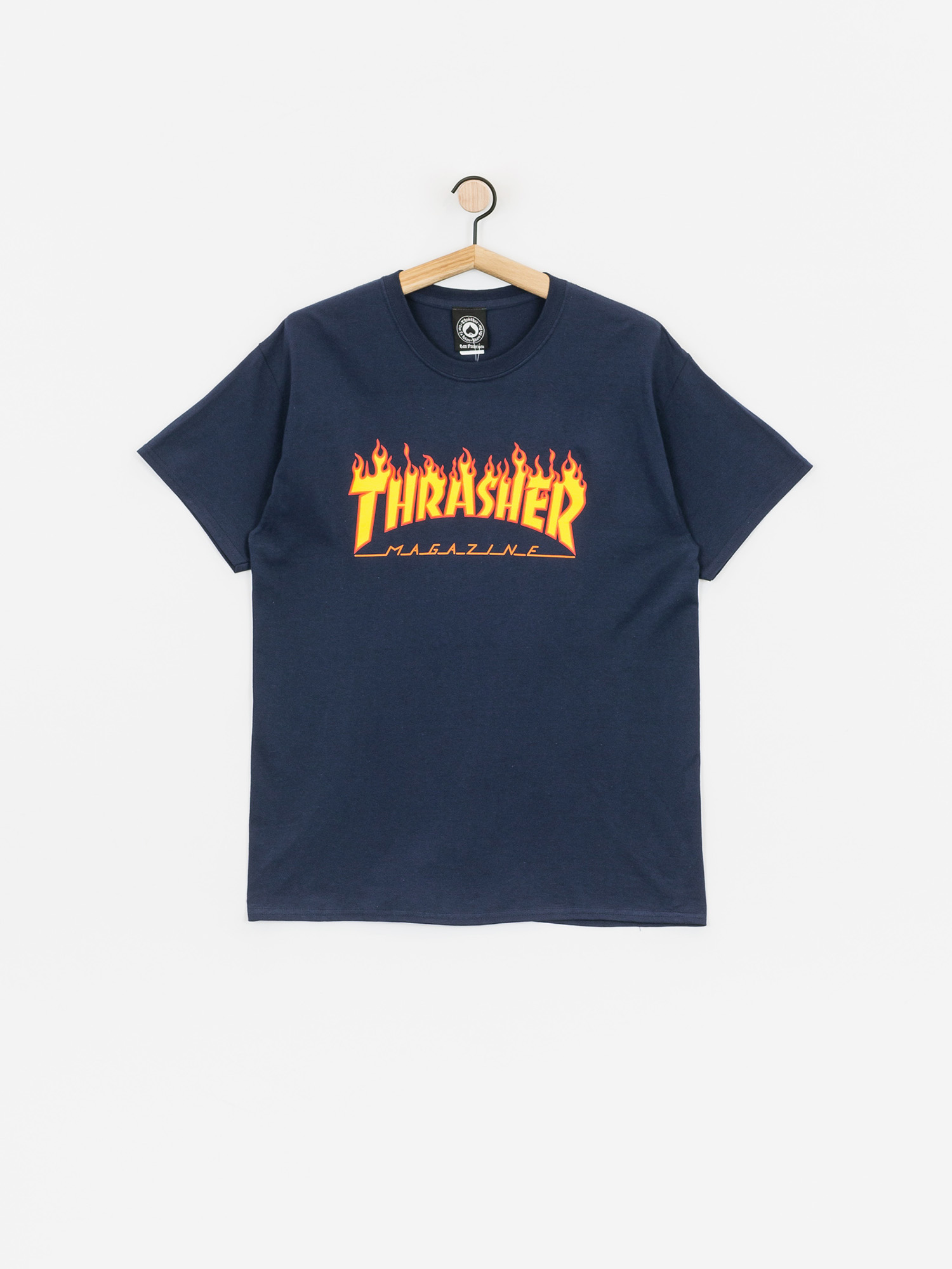 Tričko Thrasher Flame Logo (navy/blue)