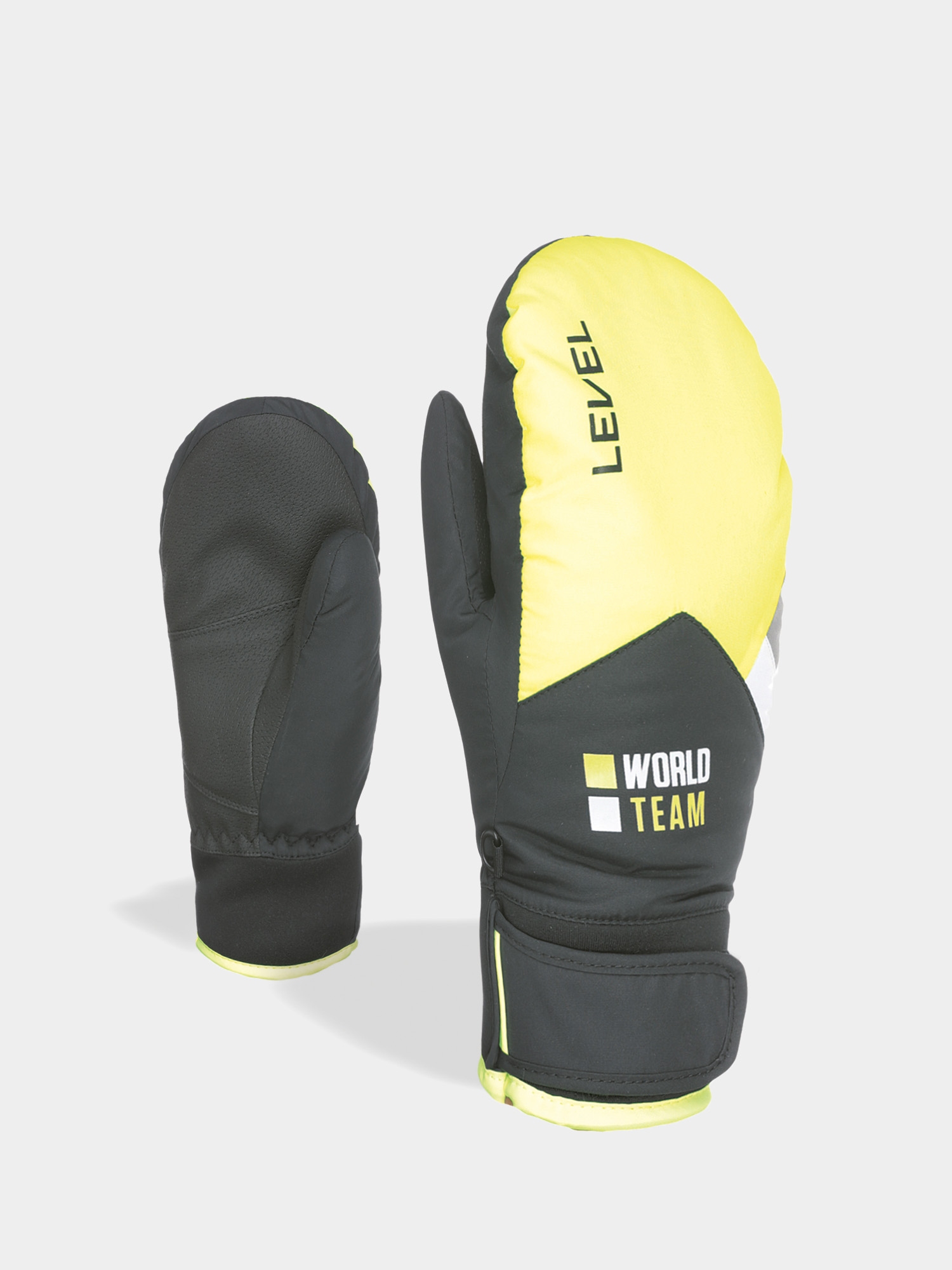 Rukavice Level Team Jr Mitt (black yellow)