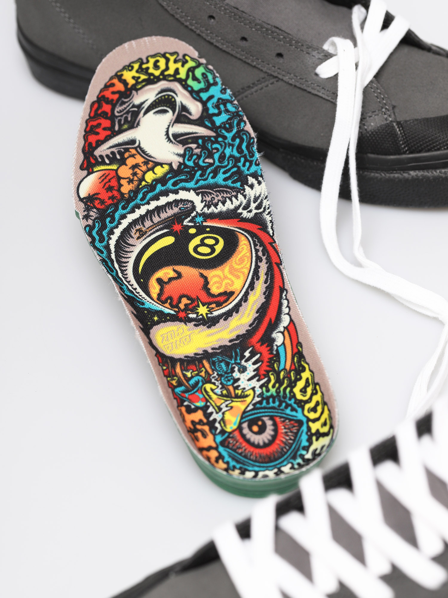 Topánky Emerica Omen Hi X Santa Cruz (grey/black)