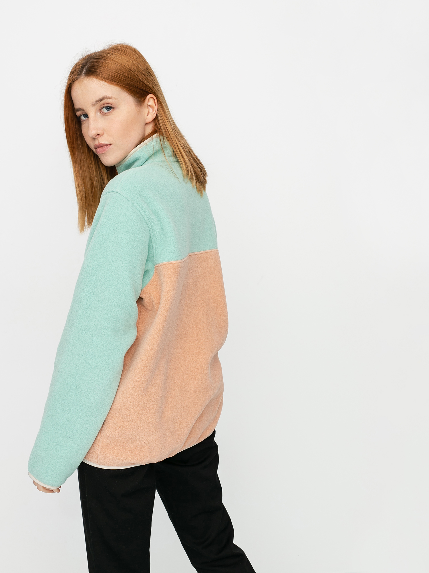 Dámsky Flisová mikina Patagonia Lightweight Synchilla Snap T (scotch pink)