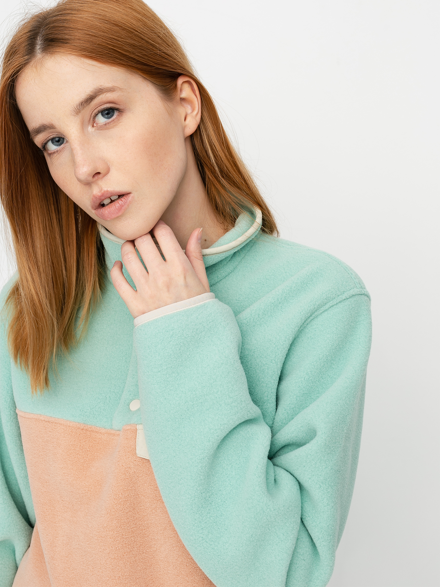 Dámsky Flisová mikina Patagonia Lightweight Synchilla Snap T (scotch pink)