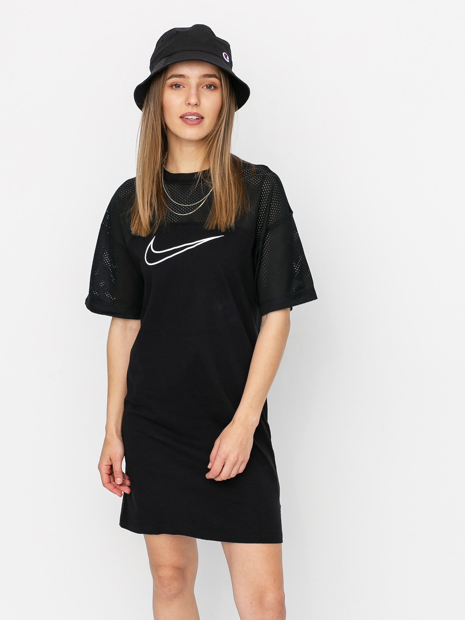 Šaty  Nike Sportswear Wmn (black/black/white)