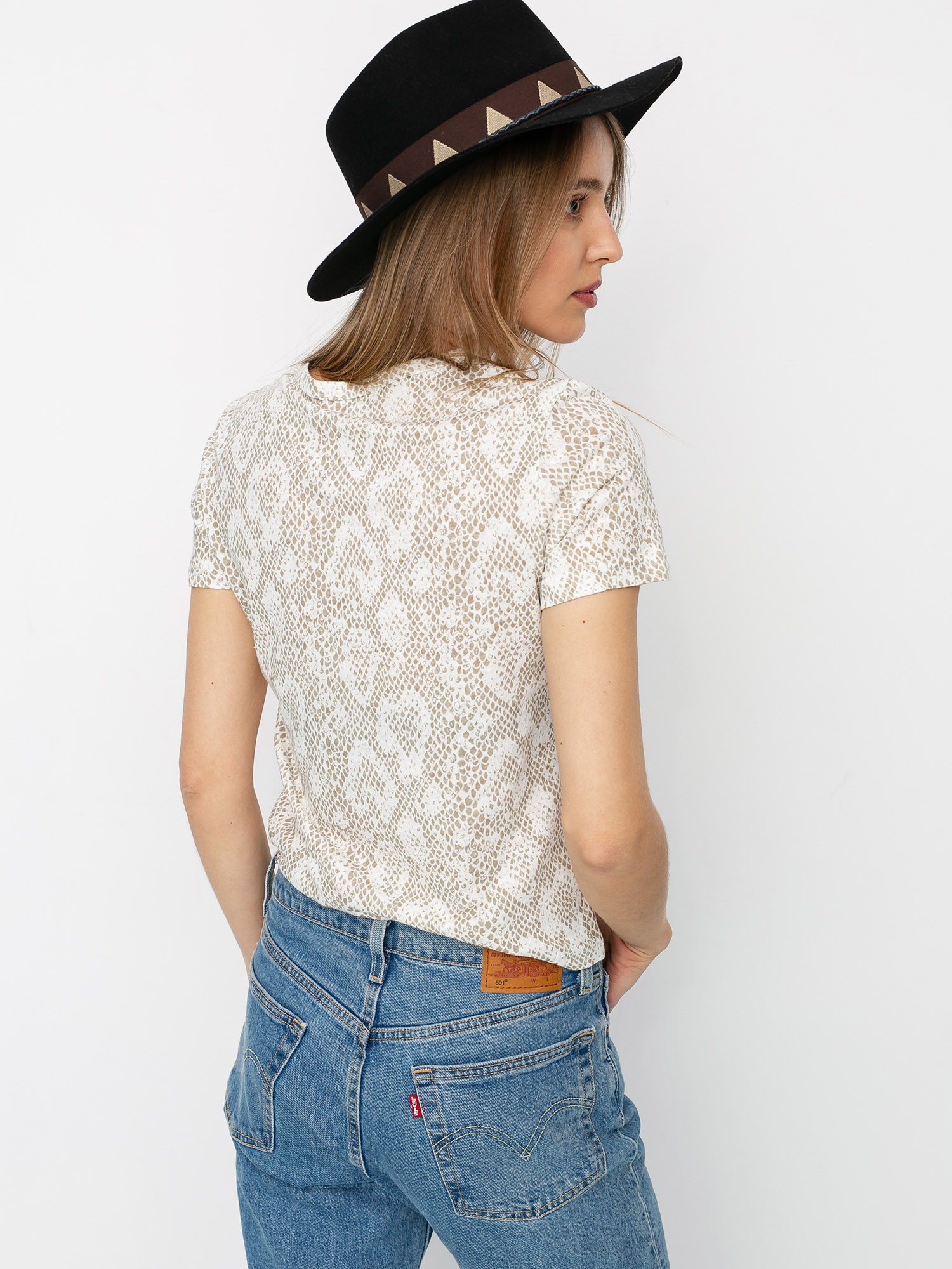 Tričko Brixton Karlie Baby Wmn (snakeskin)