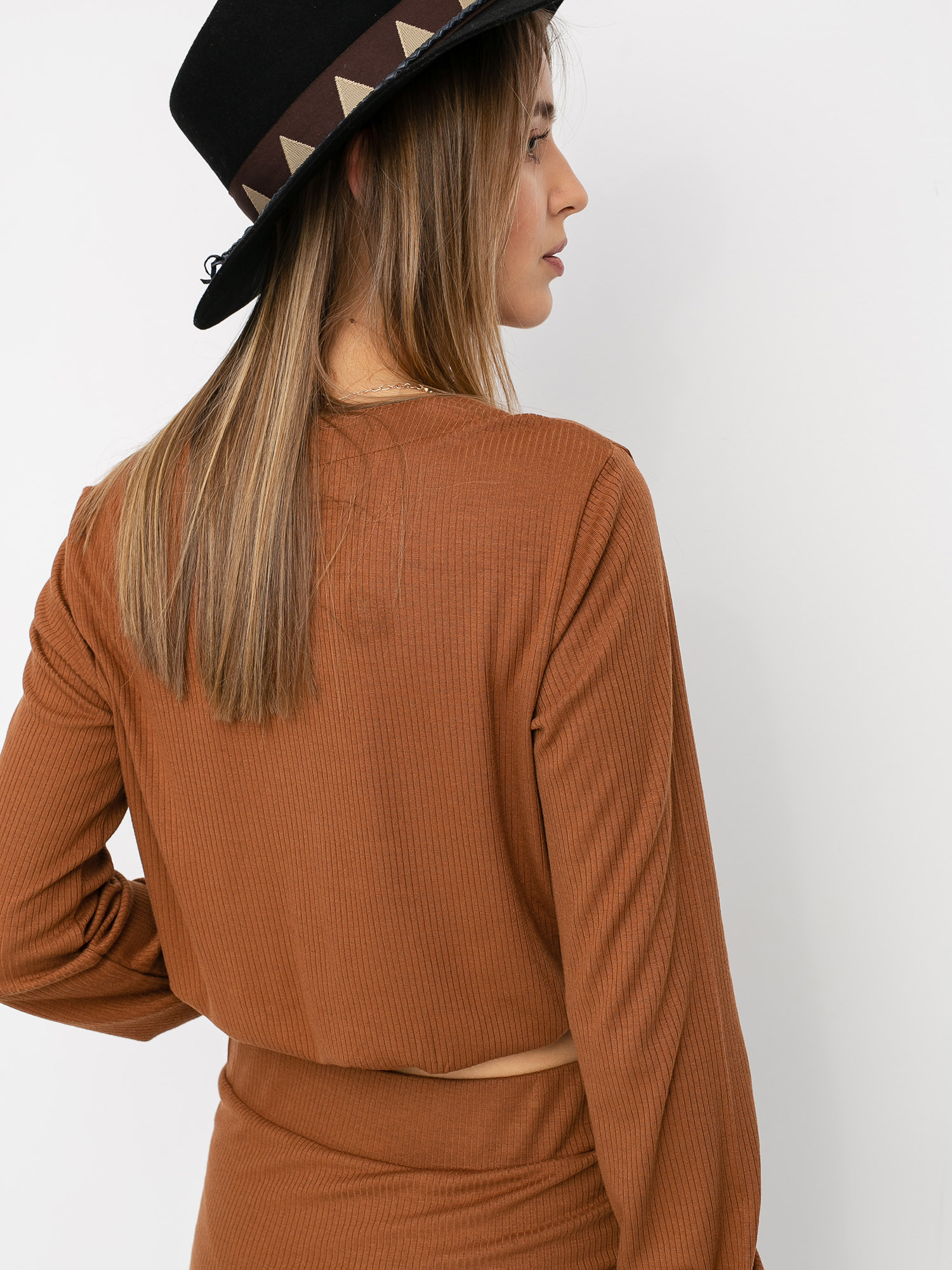 Triko Brixton Daria V Neck Knit Wmn (hide)