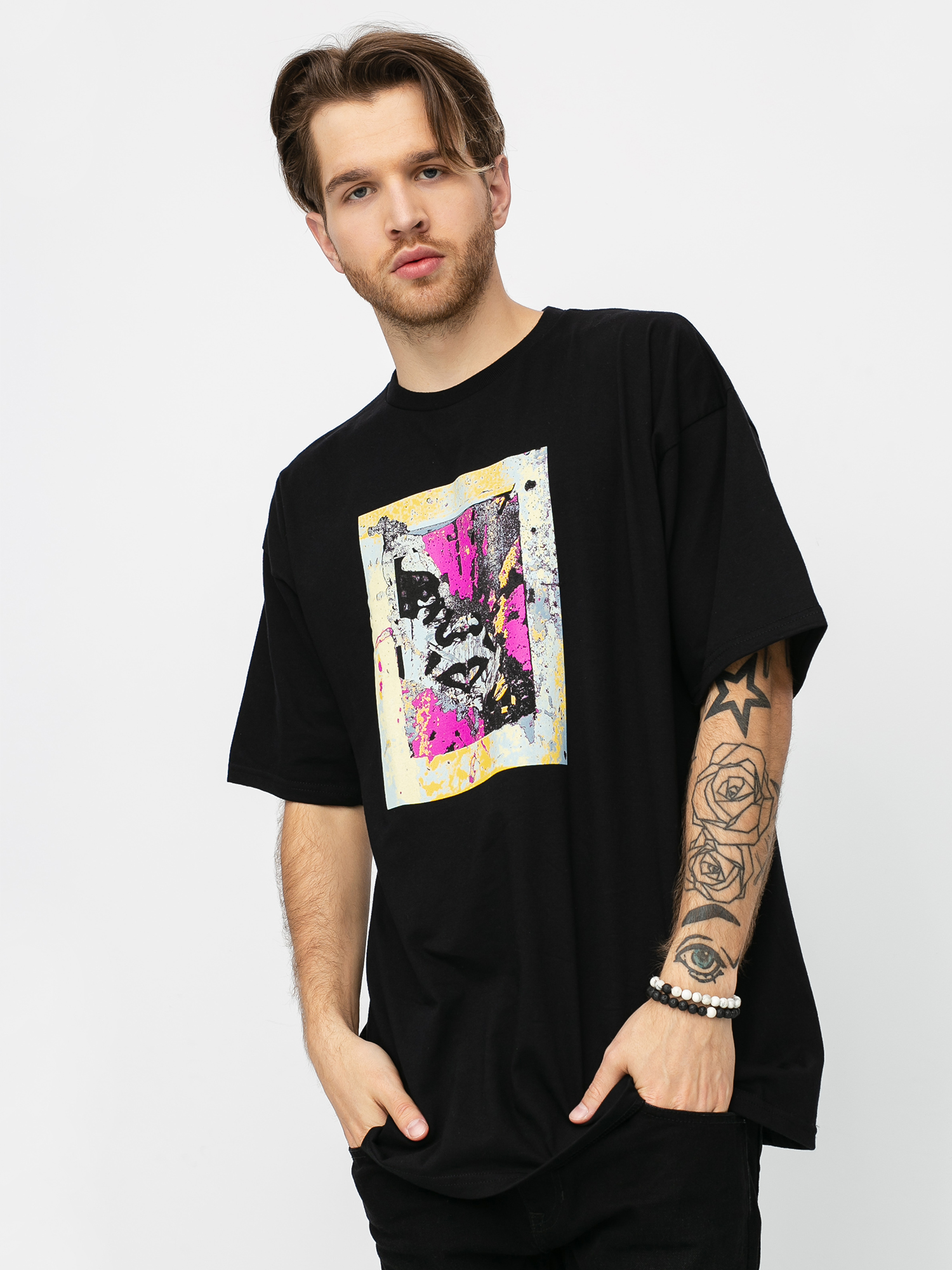 Tričko OBEY Obey Enhanced Disintegration (black)