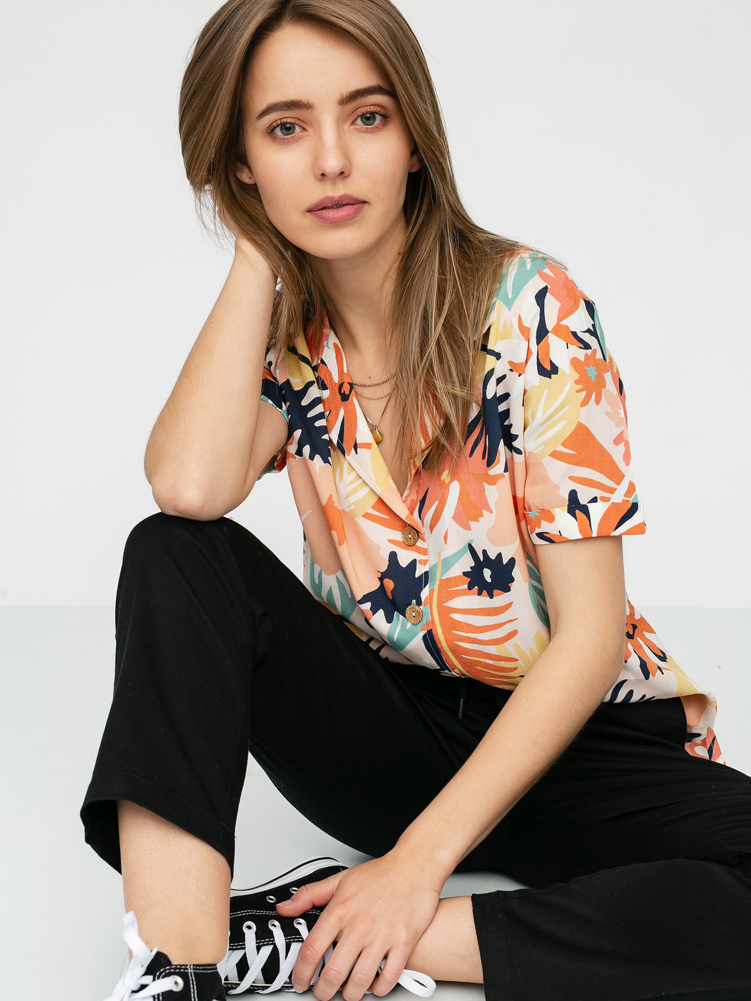 Košeľa Roxy Remind To Forget Wmn (peach blush bright skies)