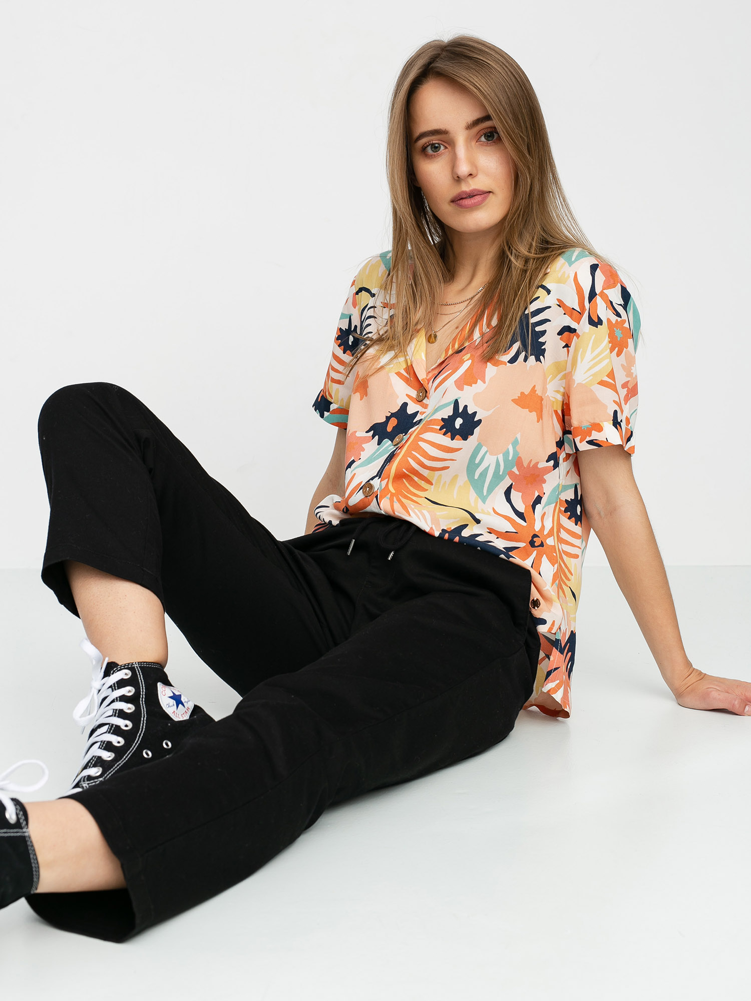 Košeľa Roxy Remind To Forget Wmn (peach blush bright skies)