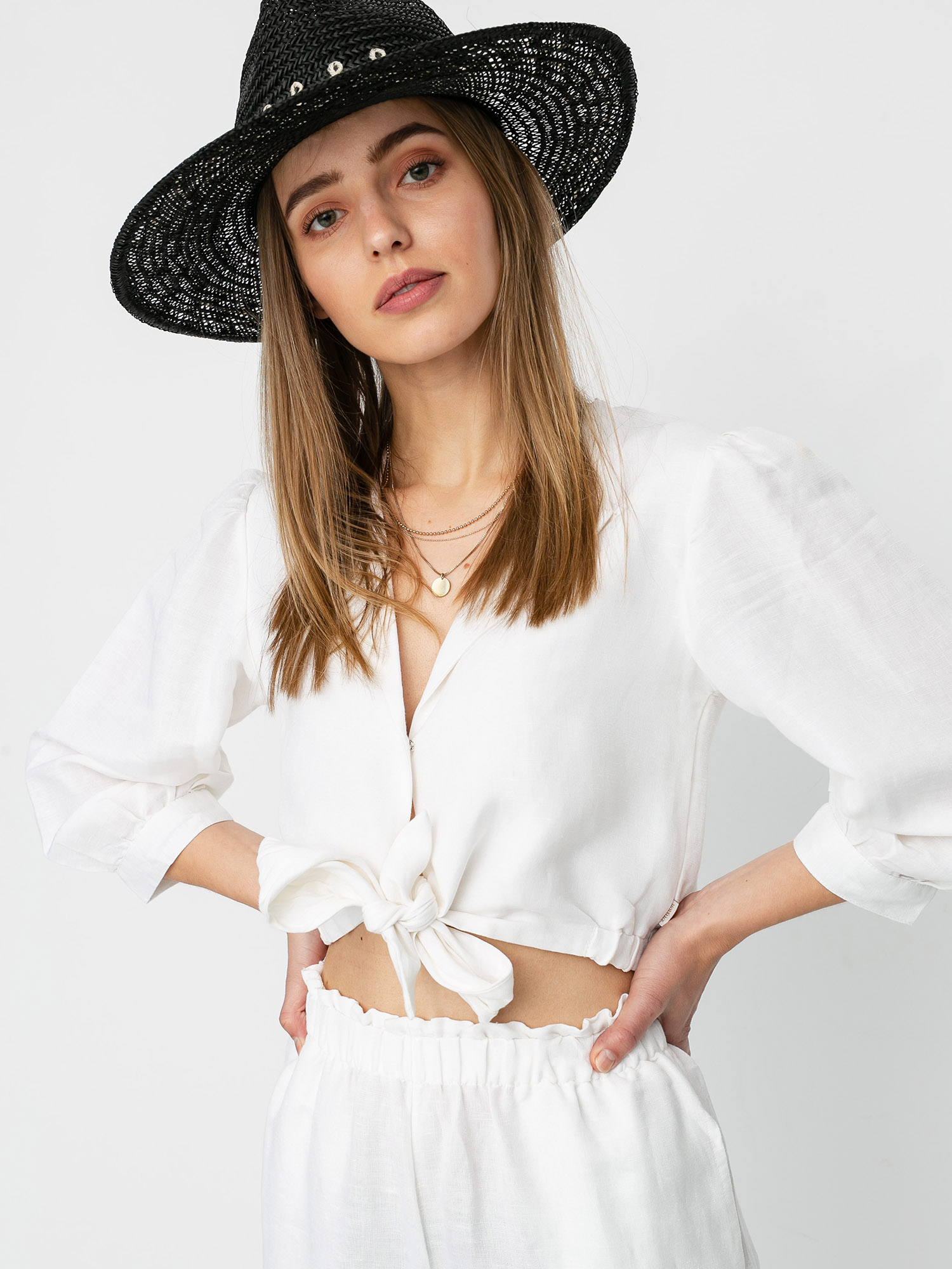 Košeľa Brixton Eden Top Wmn (white)