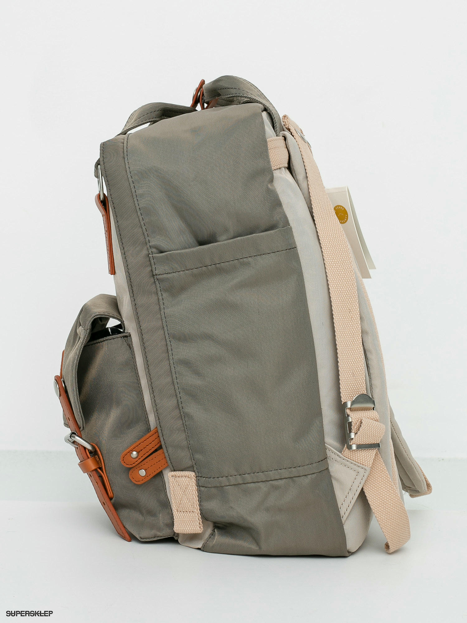 Doughnut macaroon ivory outlet & light grey backpack