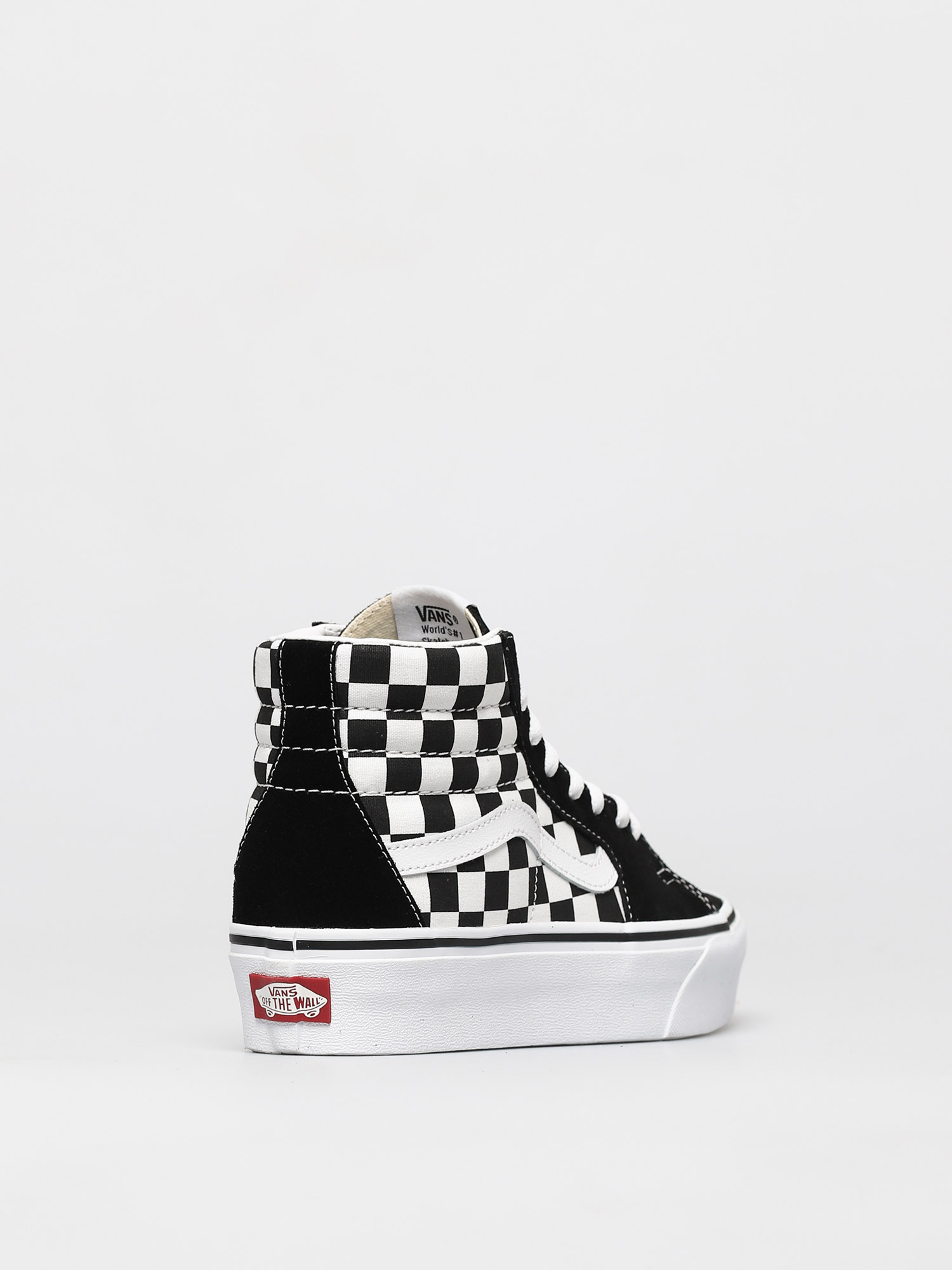 Topánky Vans Sk8 Hi Platform 2 (checkerboard/true white)