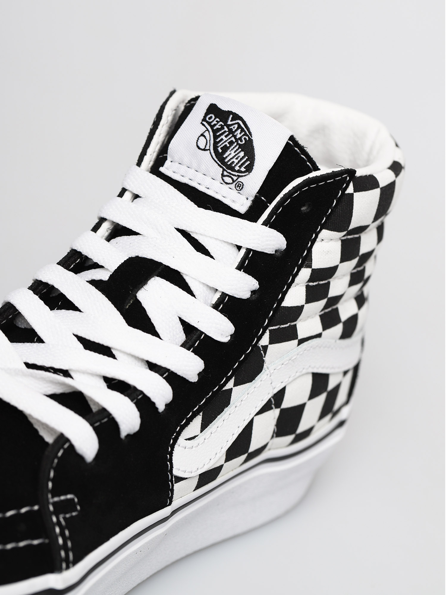 Topánky Vans Sk8 Hi Platform 2 (checkerboard/true white)