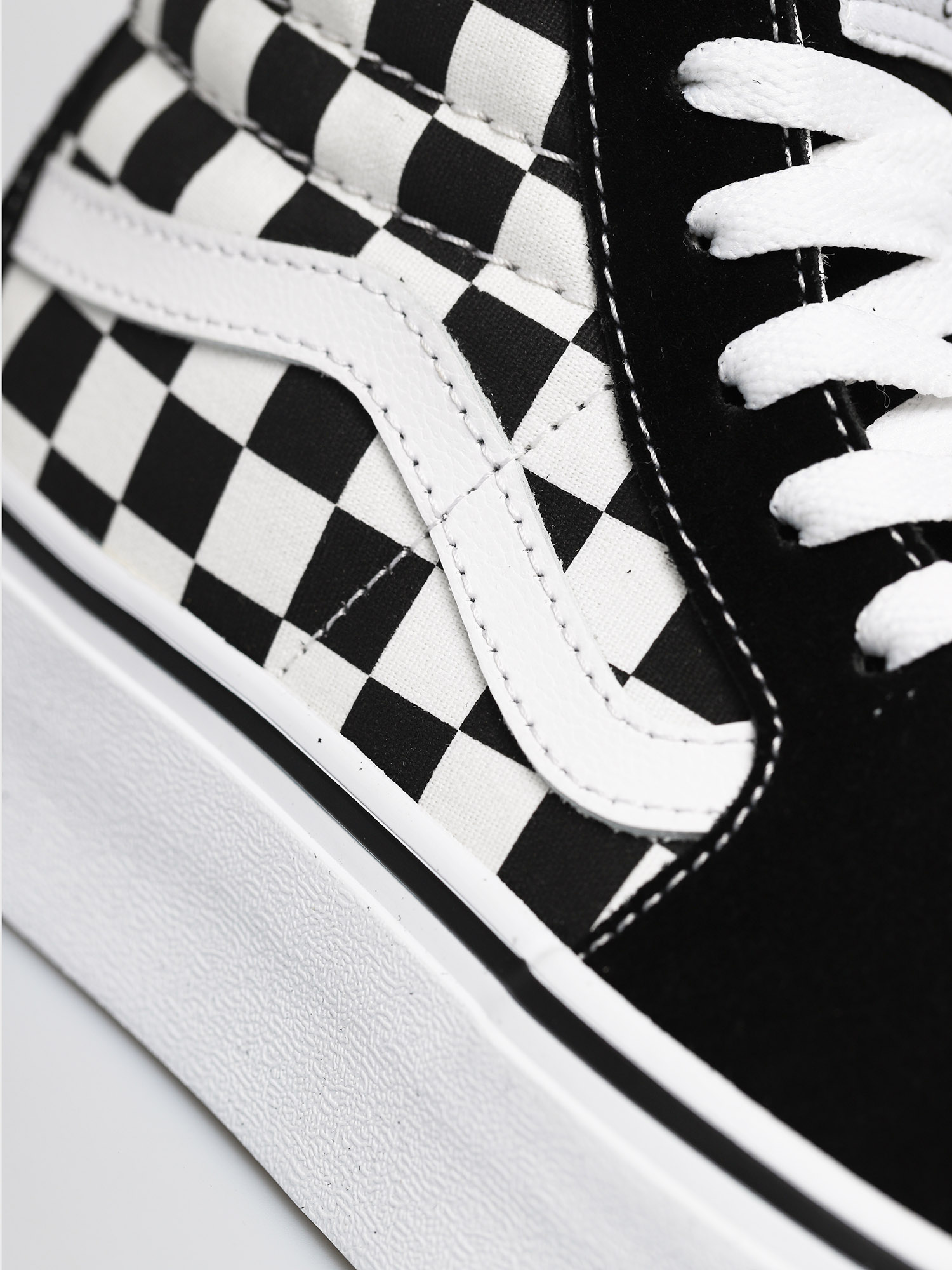 Topánky Vans Sk8 Hi Platform 2 (checkerboard/true white)