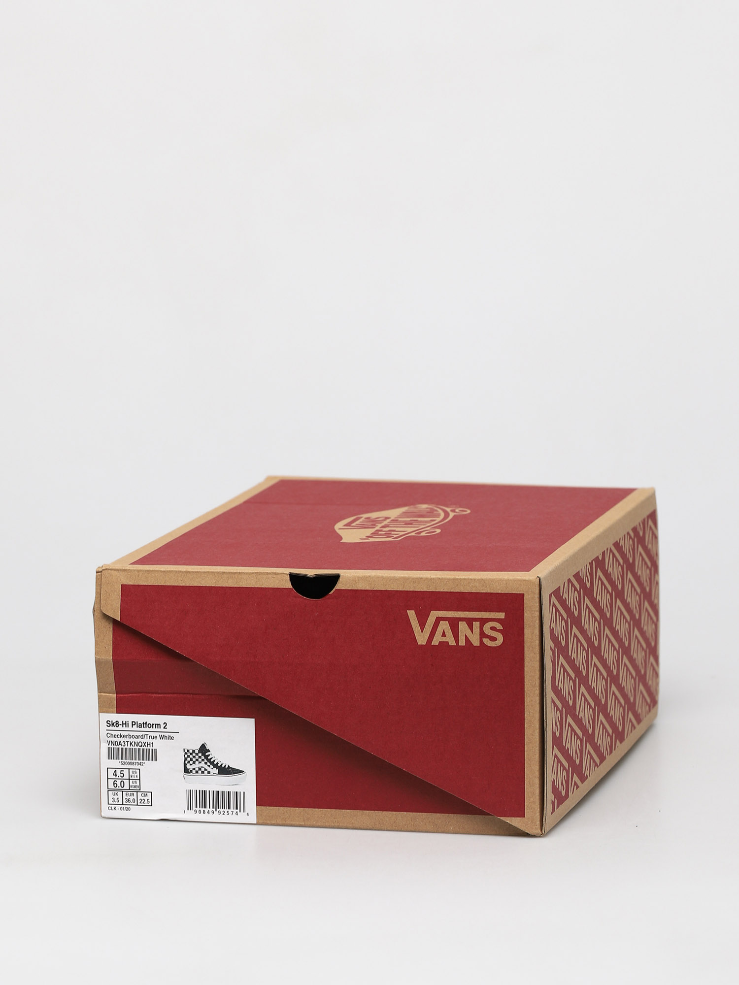 Topánky Vans Sk8 Hi Platform 2 (checkerboard/true white)