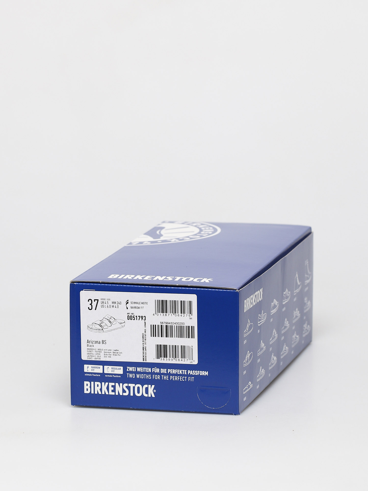 Šľapky Birkenstock Arizona Narrow (black)