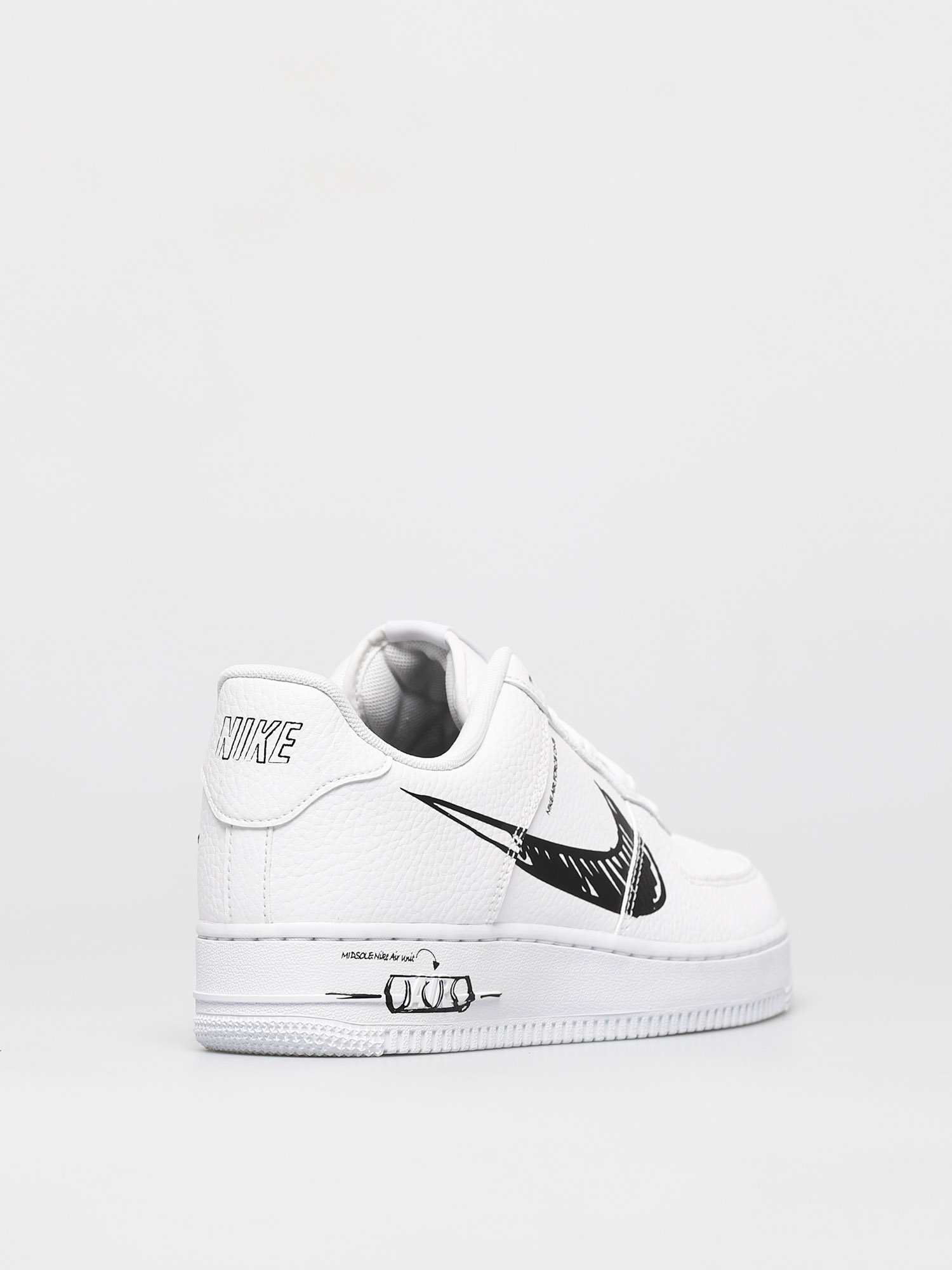Topánky Nike Air Force 1 Lv8 Utility (white/black white)