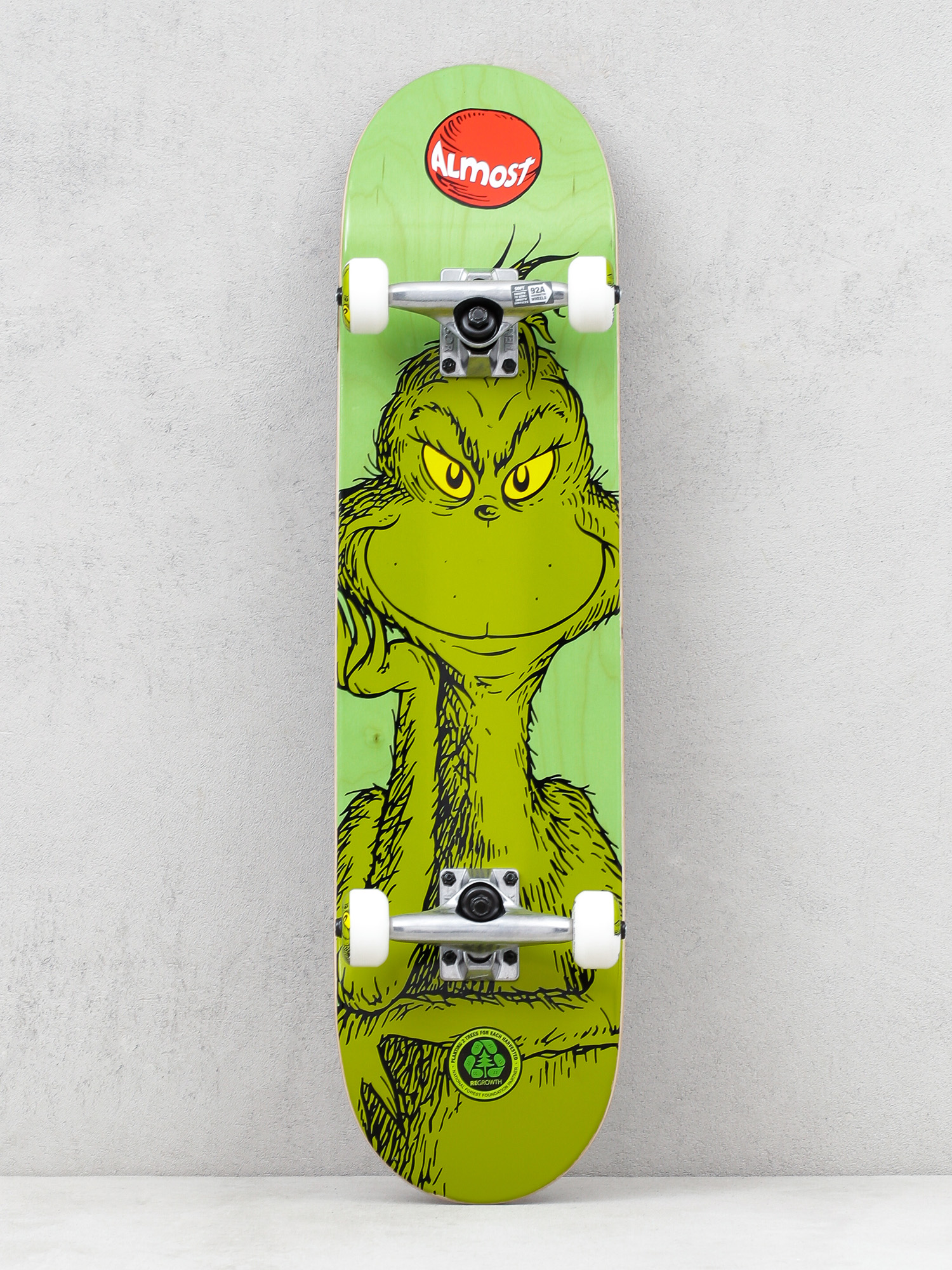 Skateboard Almost Grinch (green)