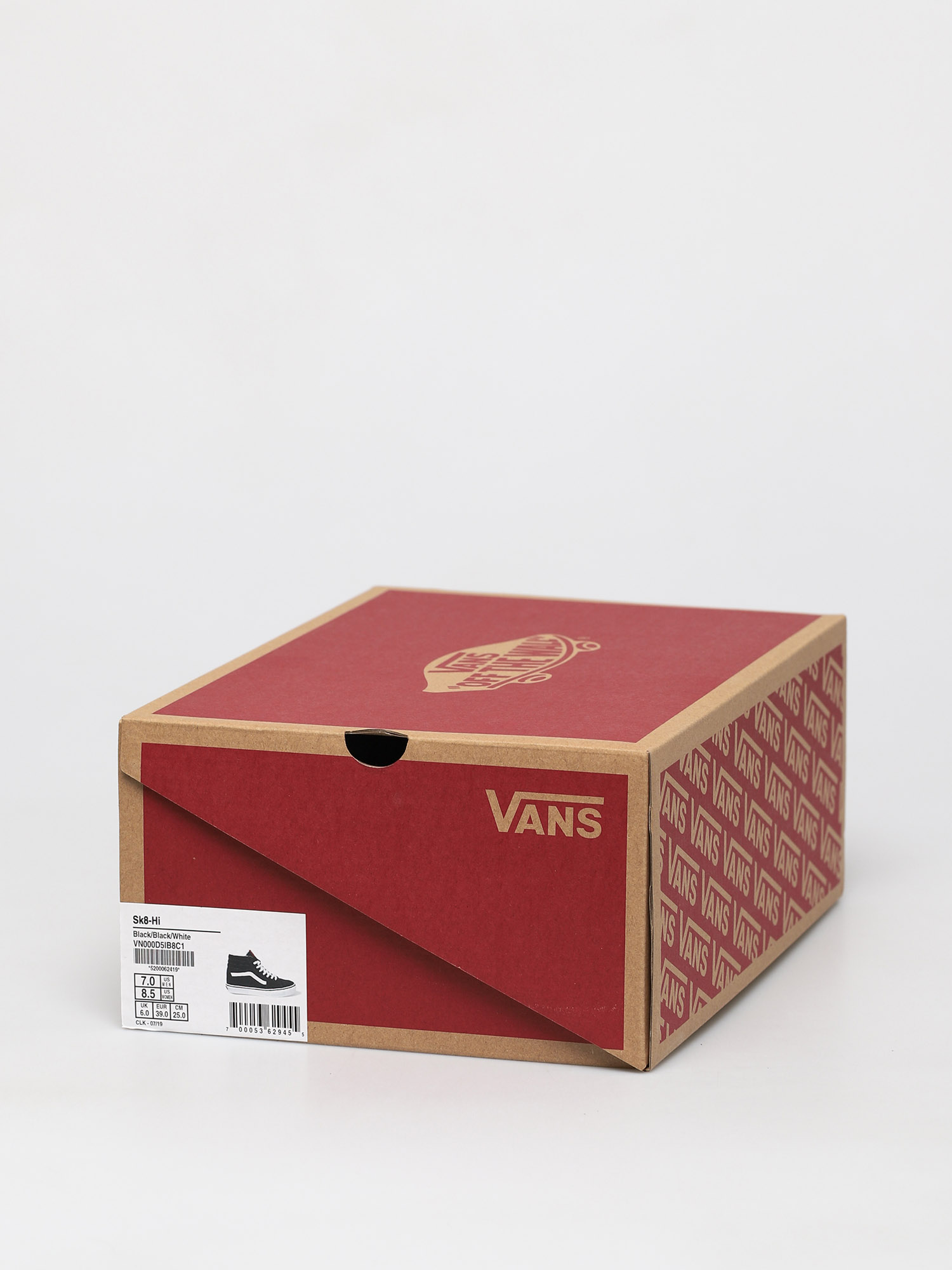 Topánky Vans Sk8 Hi (black/black/white)