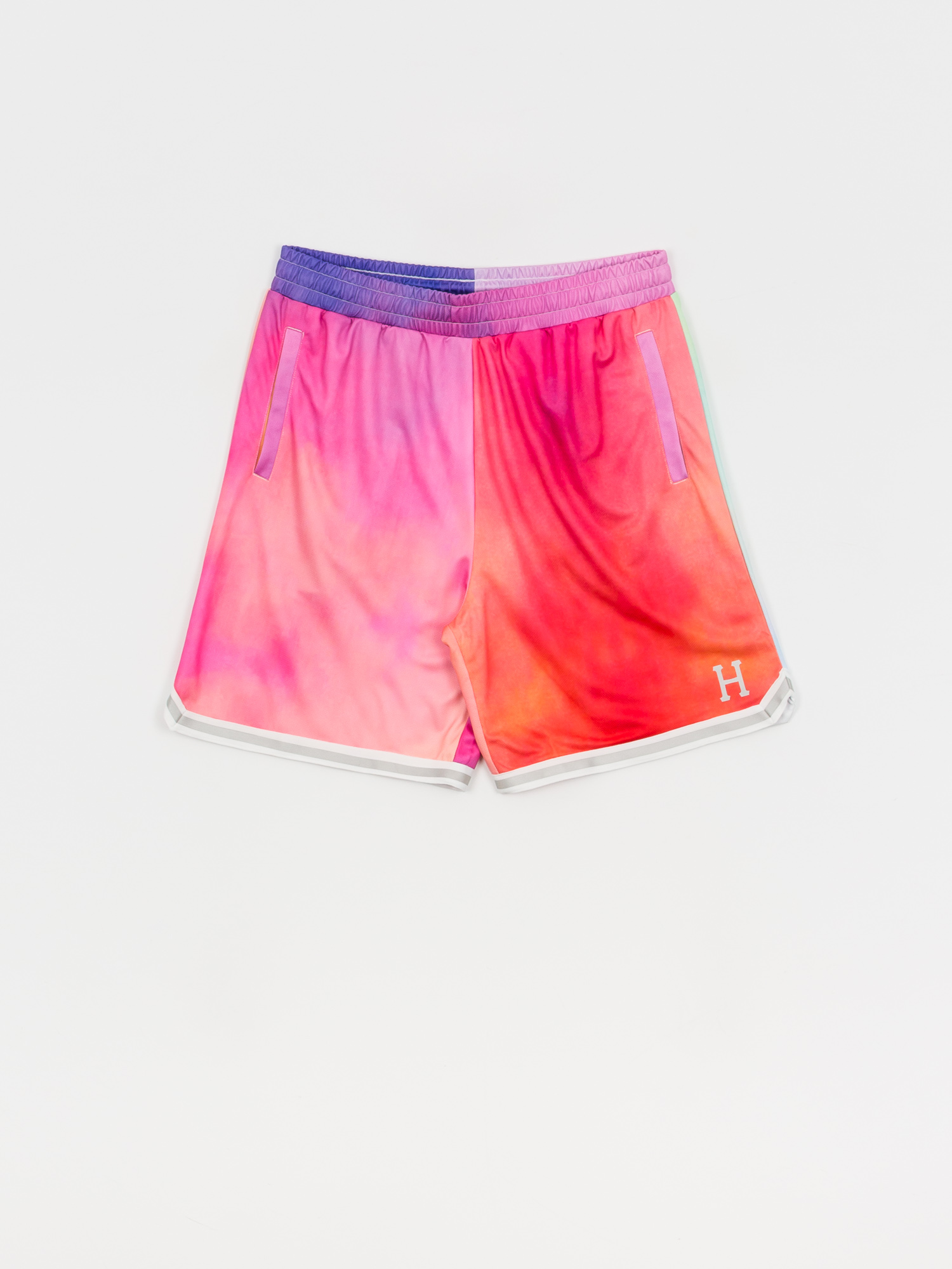 Kraťasy HUF Classic H Refl Basketball (coral pink)