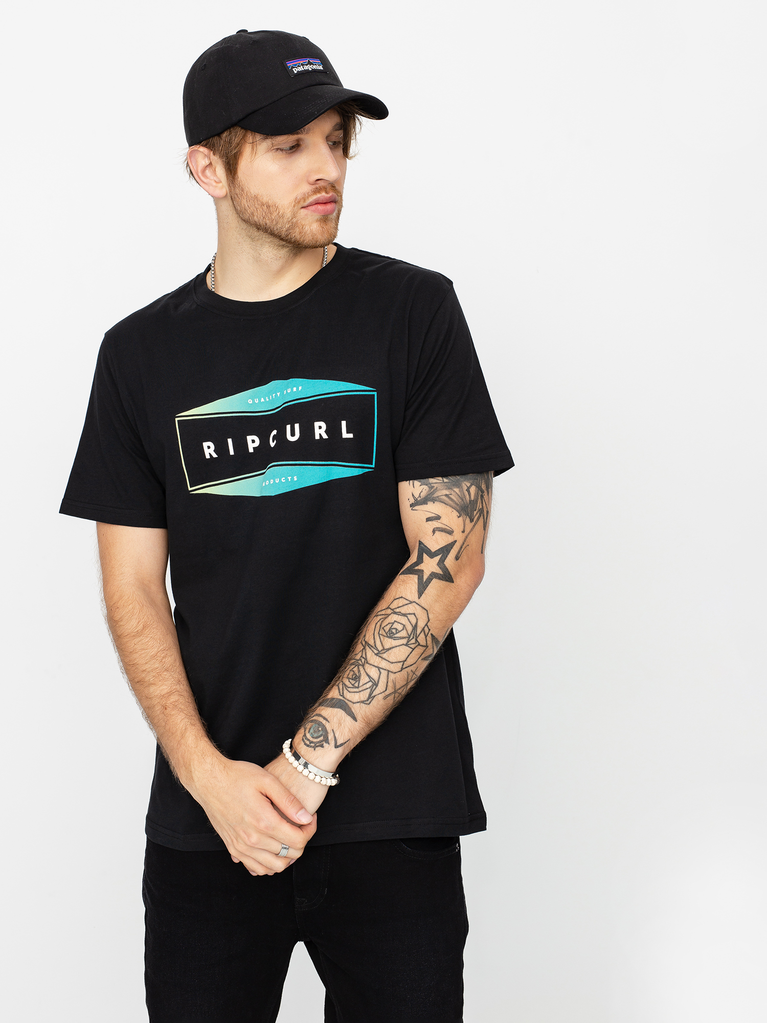 Tričko Rip Curl Neon (black)