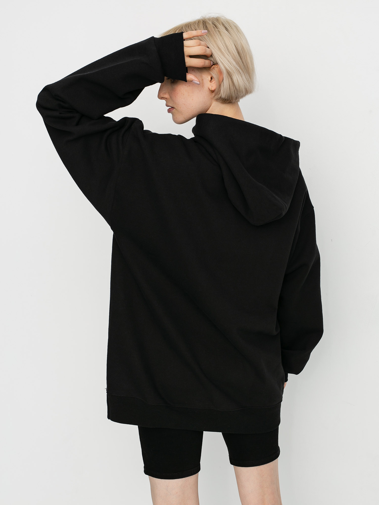 Mikina s kapucňou Thrasher Flame HD Wmn (black)