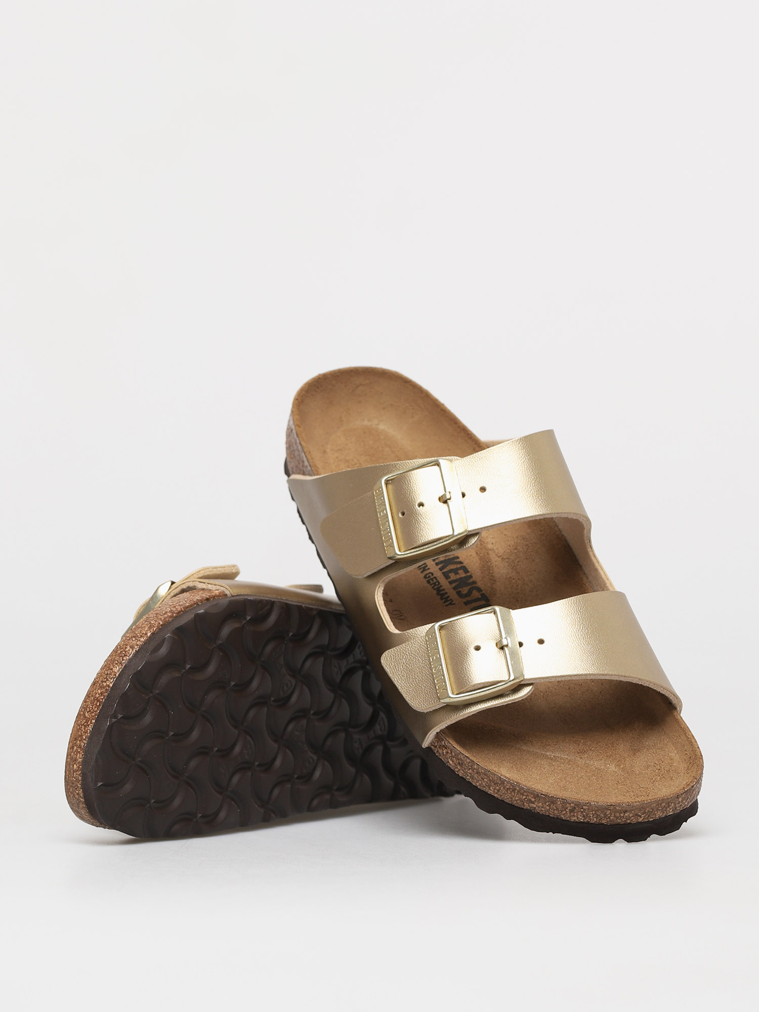 Šľapky Birkenstock Arizona Narrow Wmn (gold)
