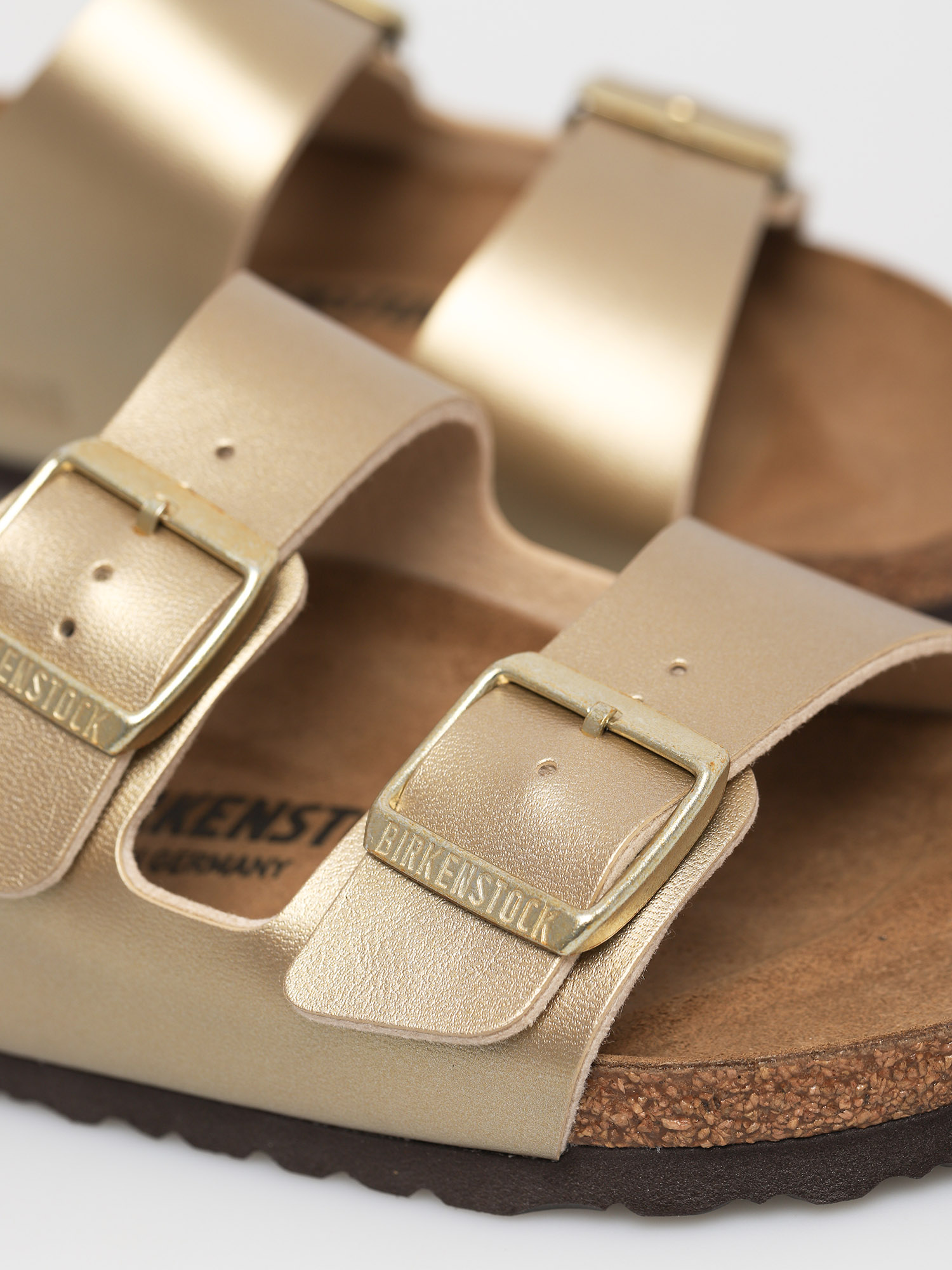 Šľapky Birkenstock Arizona Narrow Wmn (gold)