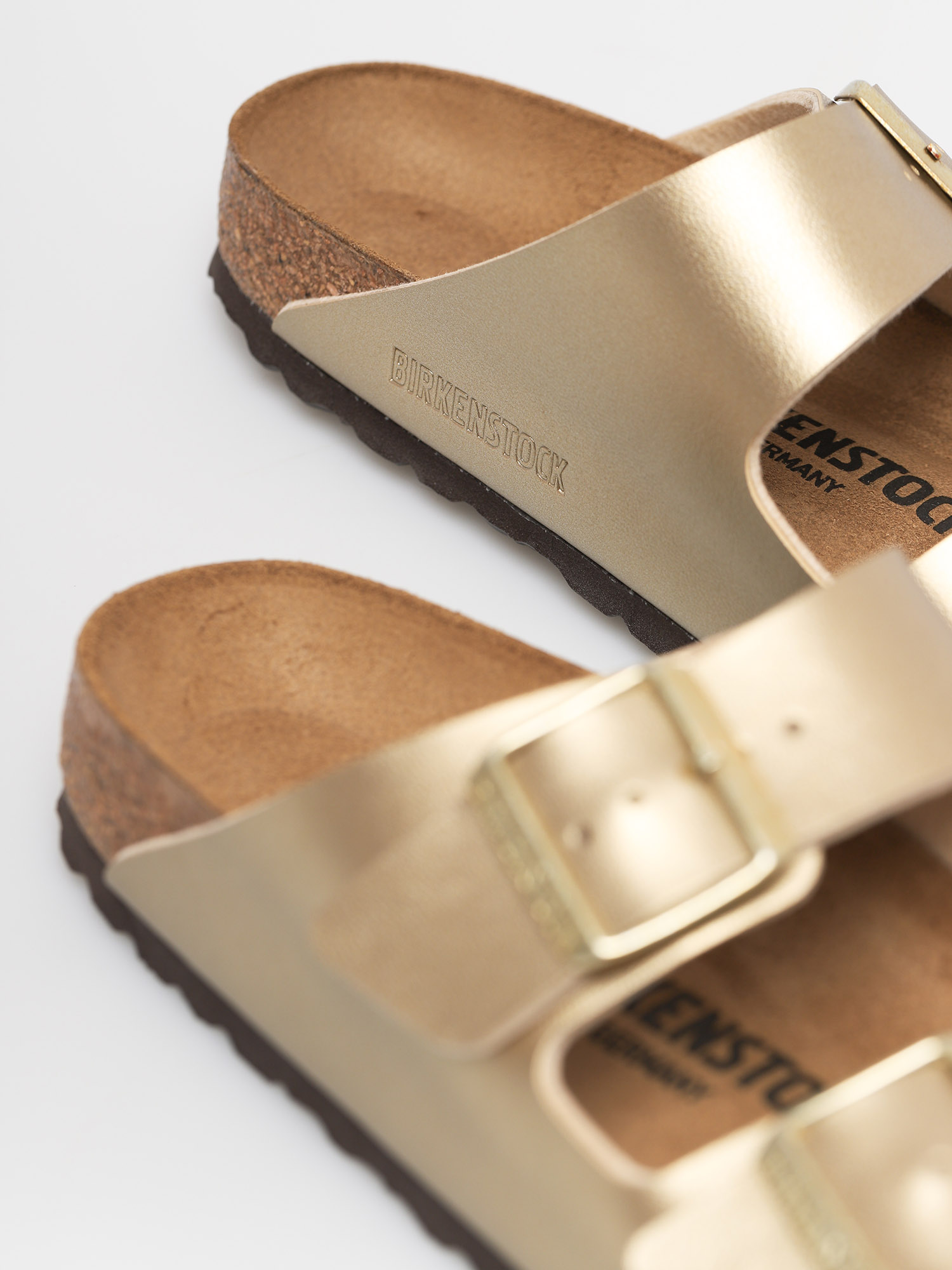 Šľapky Birkenstock Arizona Narrow Wmn (gold)