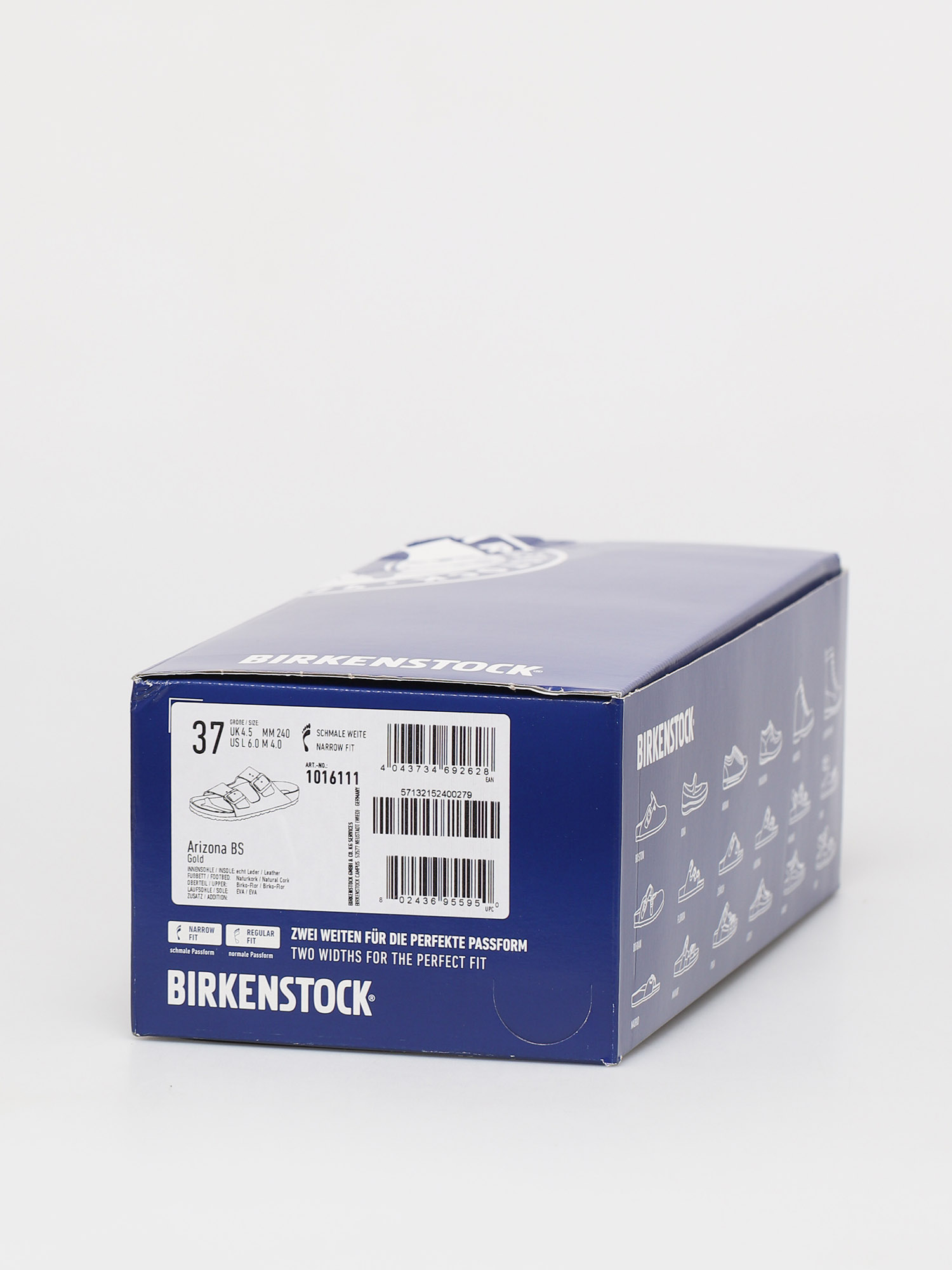 Šľapky Birkenstock Arizona Narrow Wmn (gold)