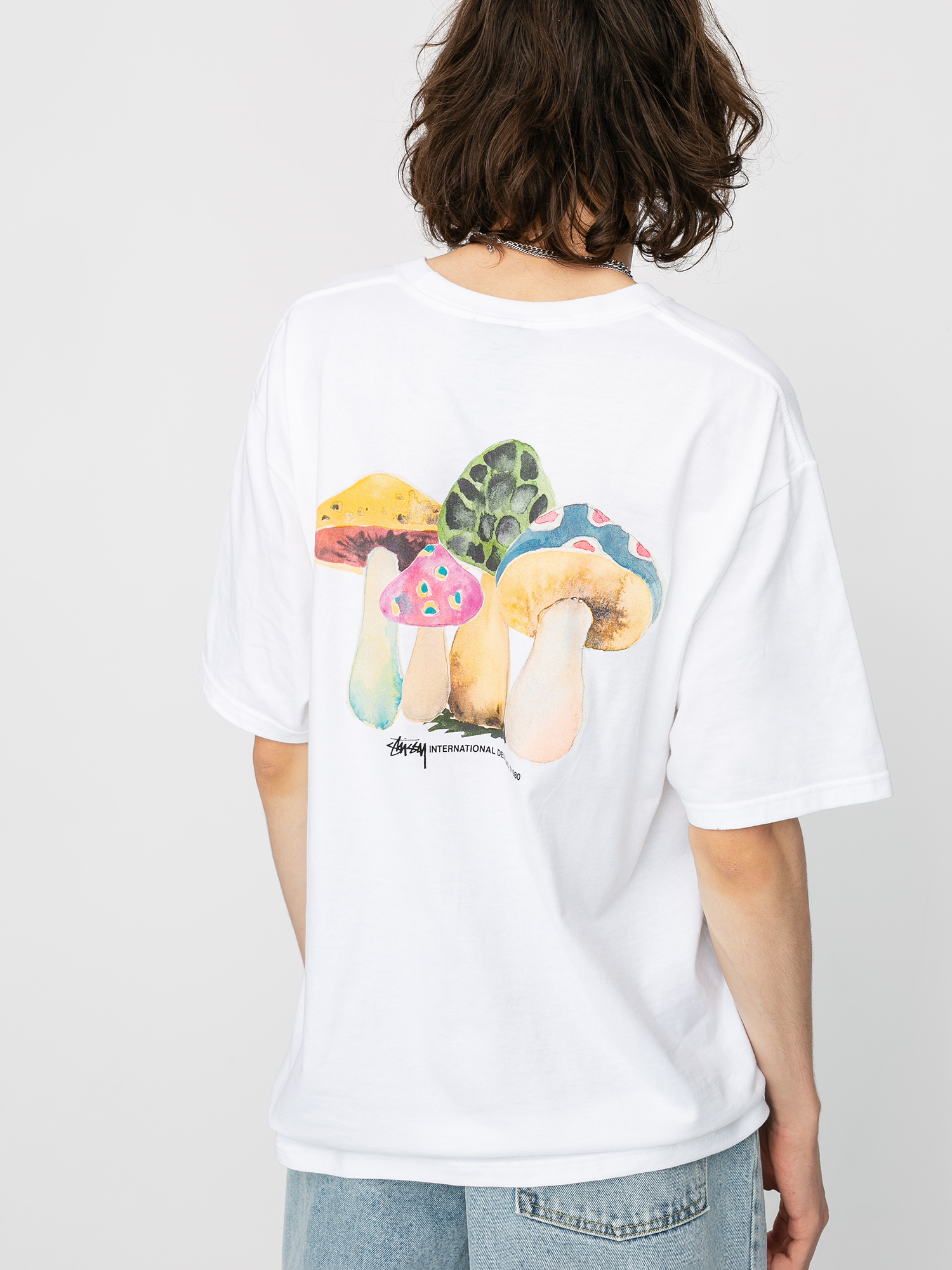 Tričko Stussy Shrooms (white)