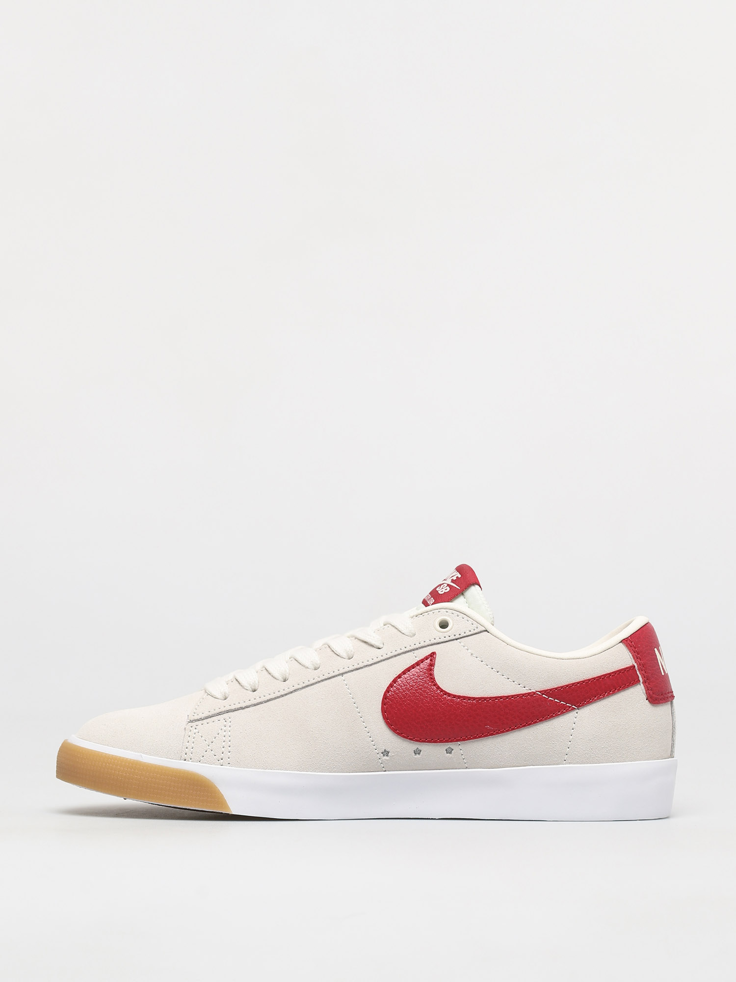 Topánky Nike SB Blazer Low Gt (sail/cardinal red white gum light brown)