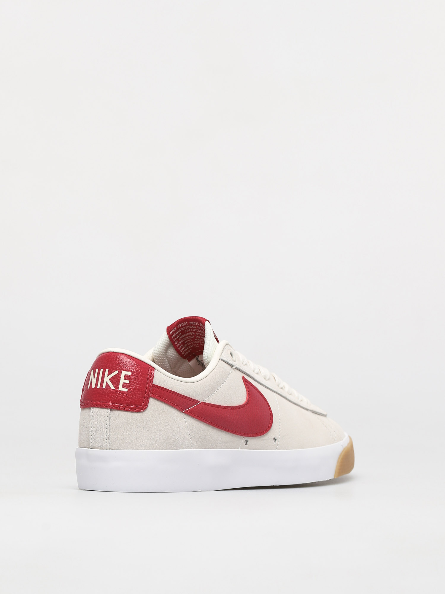 Topánky Nike SB Blazer Low Gt (sail/cardinal red white gum light brown)