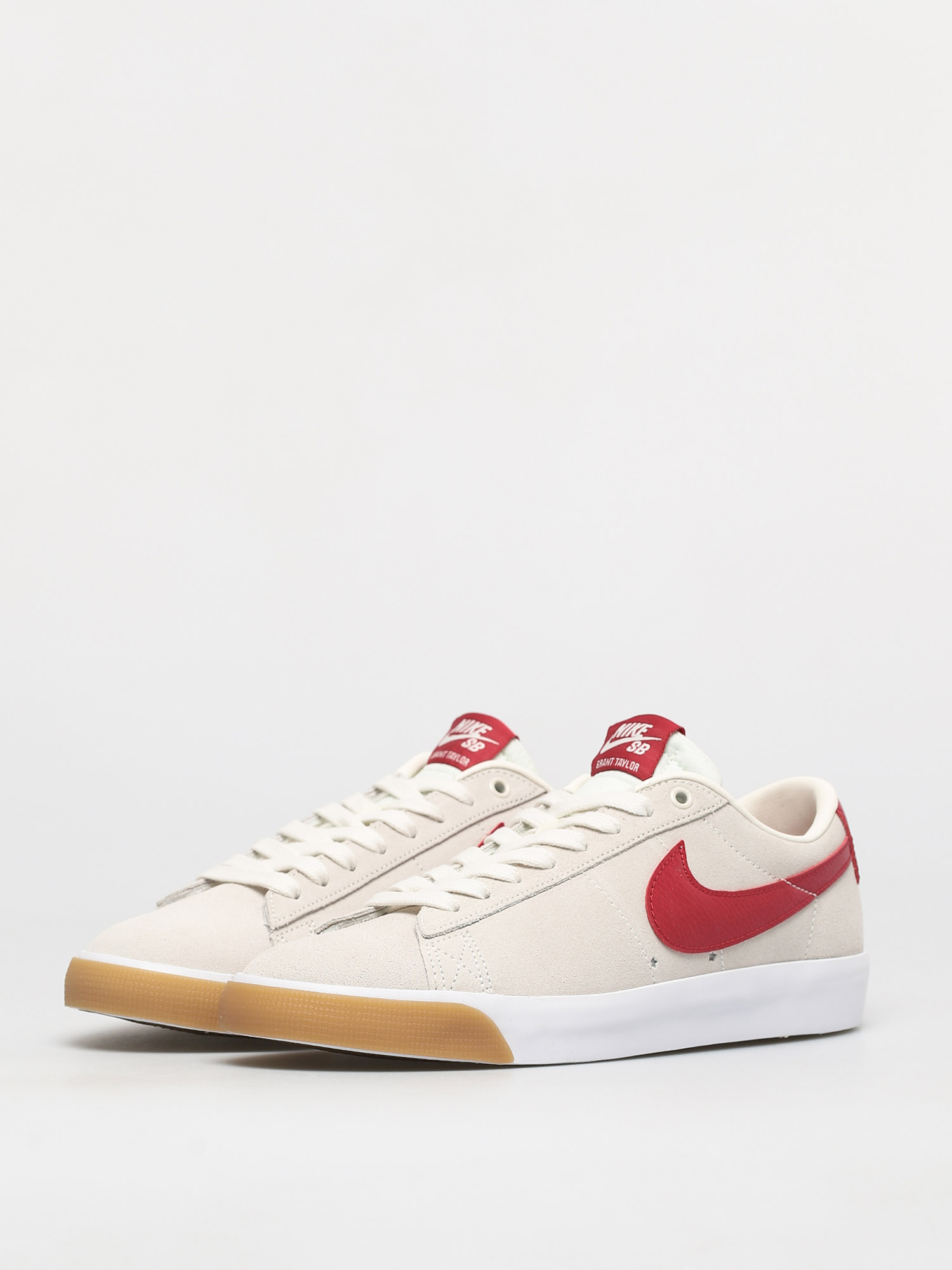Topánky Nike SB Blazer Low Gt (sail/cardinal red white gum light brown)