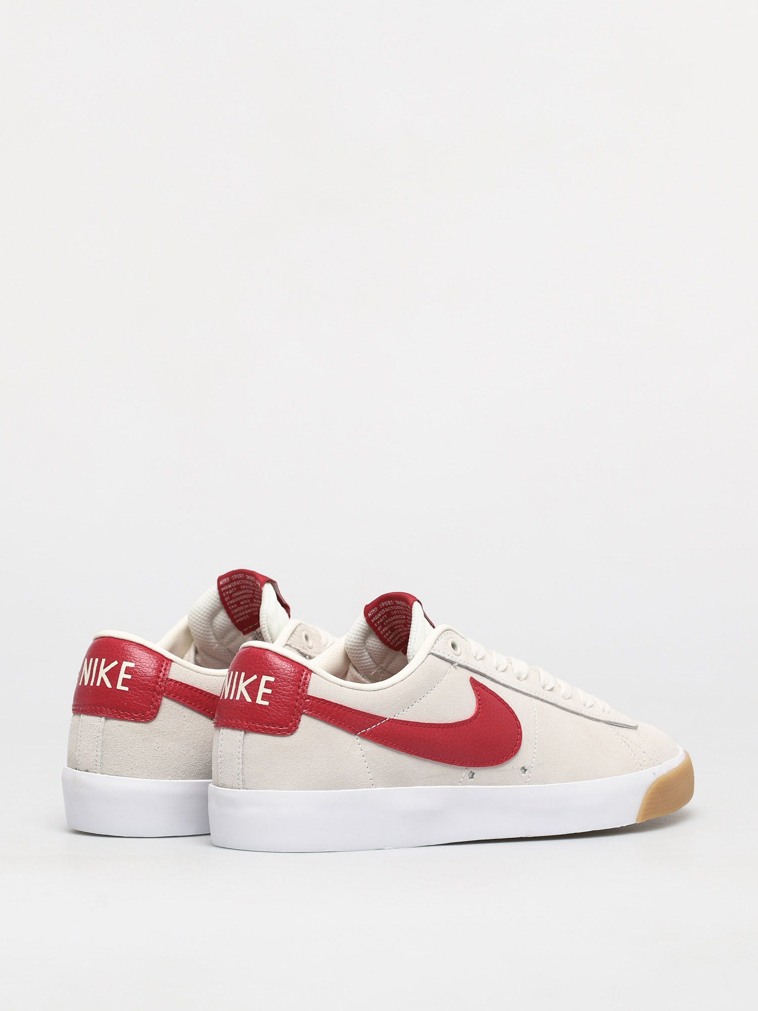 Topánky Nike SB Blazer Low Gt (sail/cardinal red white gum light brown)