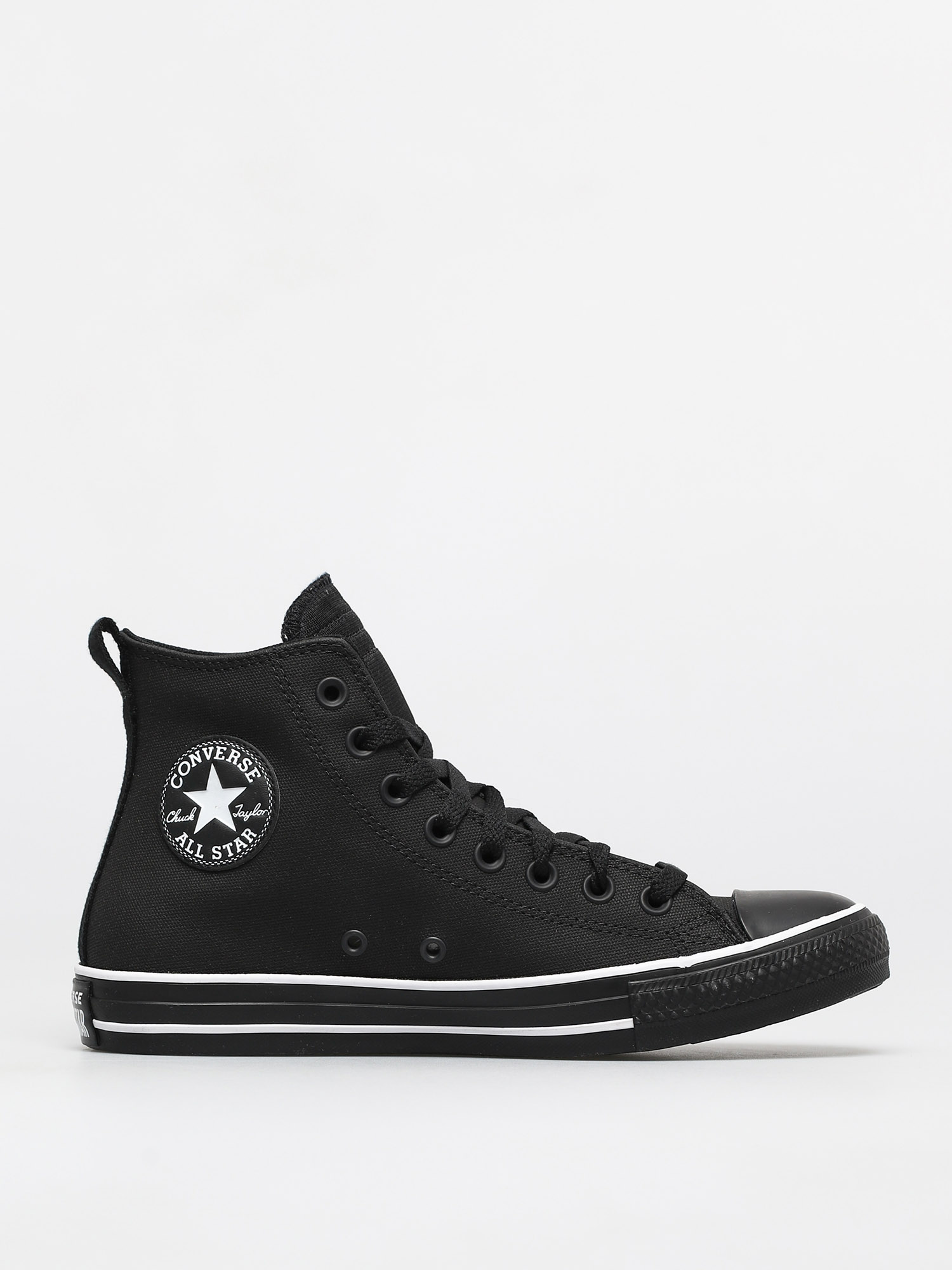 Tenisky Converse Chuck Taylor All Star Padded Tongue Leather (black/black/white)