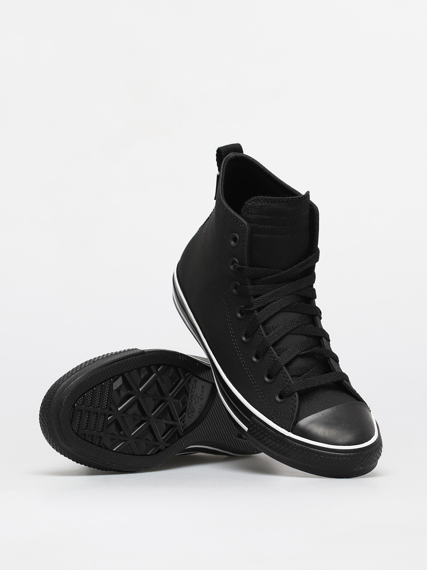 Tenisky Converse Chuck Taylor All Star Padded Tongue Leather (black/black/white)