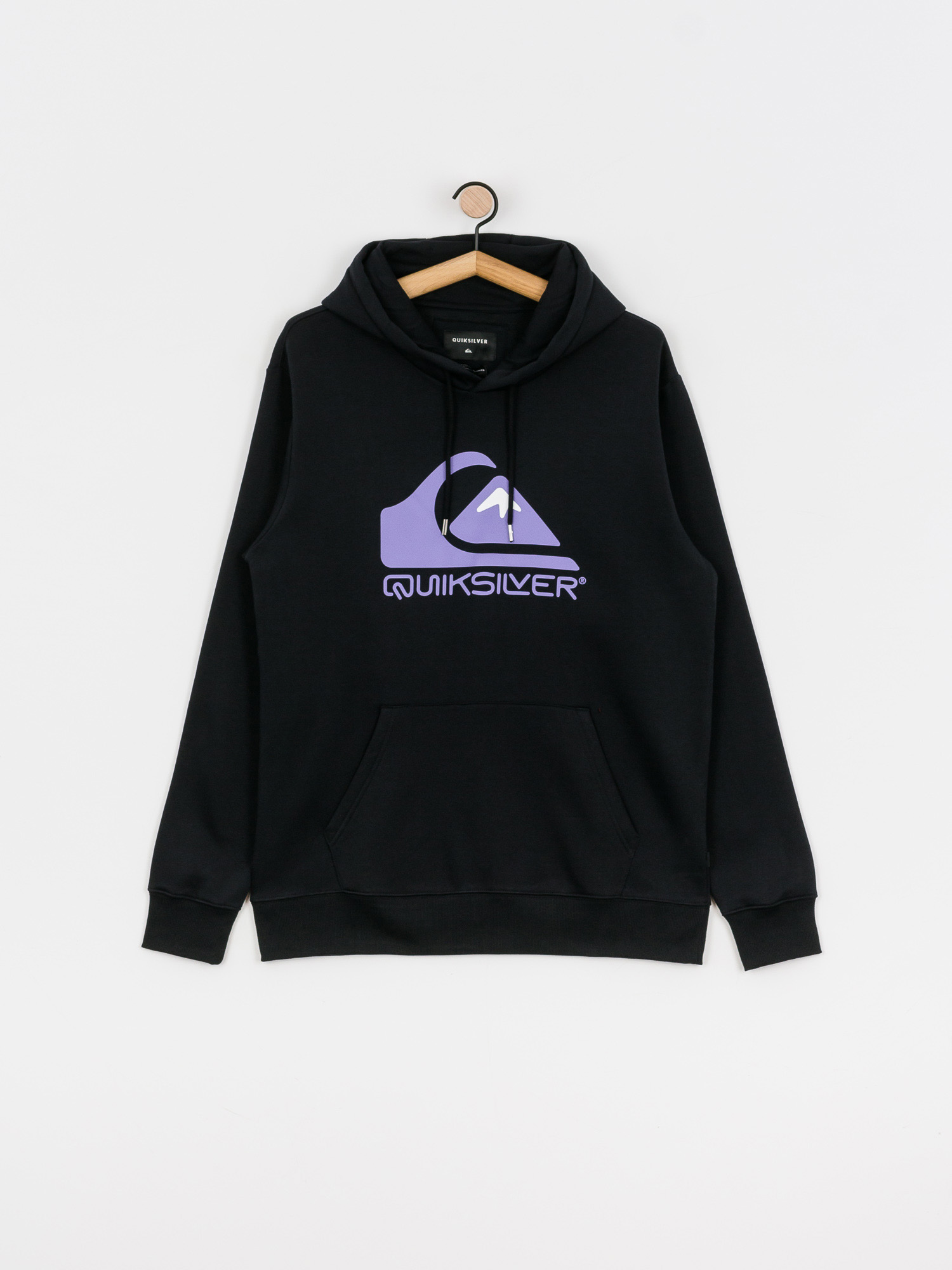 Mikina s kapucňou Quiksilver Square Me Up HD (black)