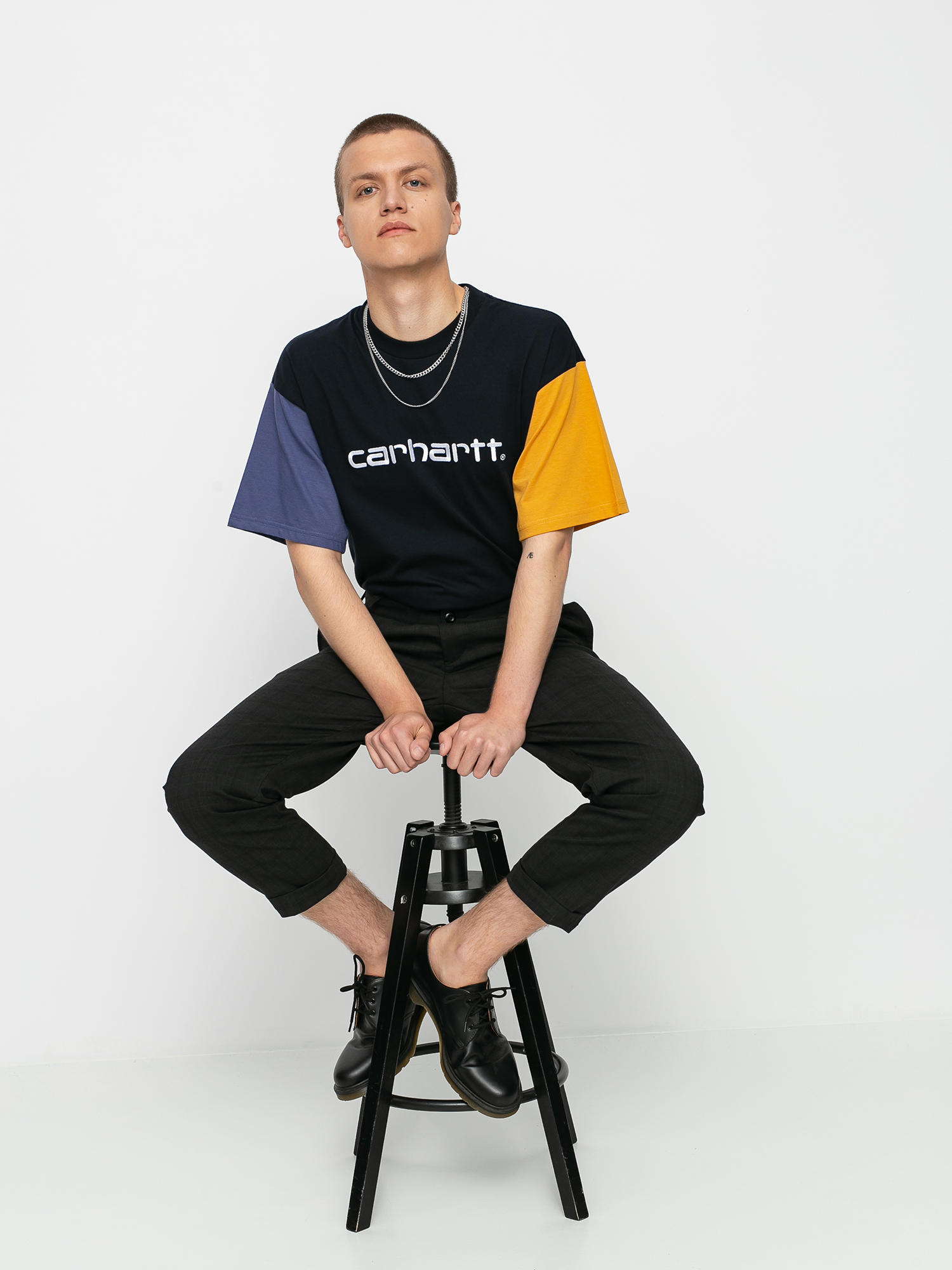 Tričko Carhartt WIP Carhartt Tricol (dark navy)