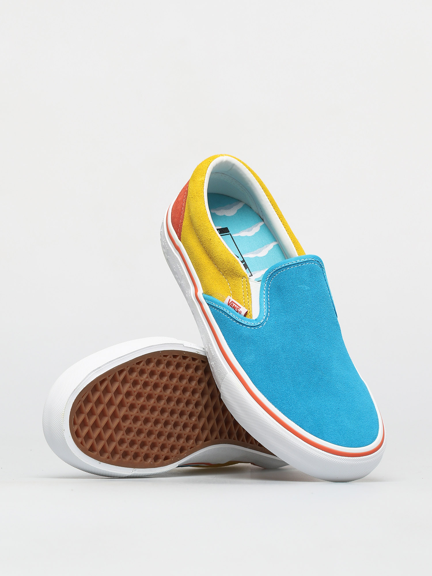 Topánky Vans x The Simpsons Slip On Pro (blue/yellow)