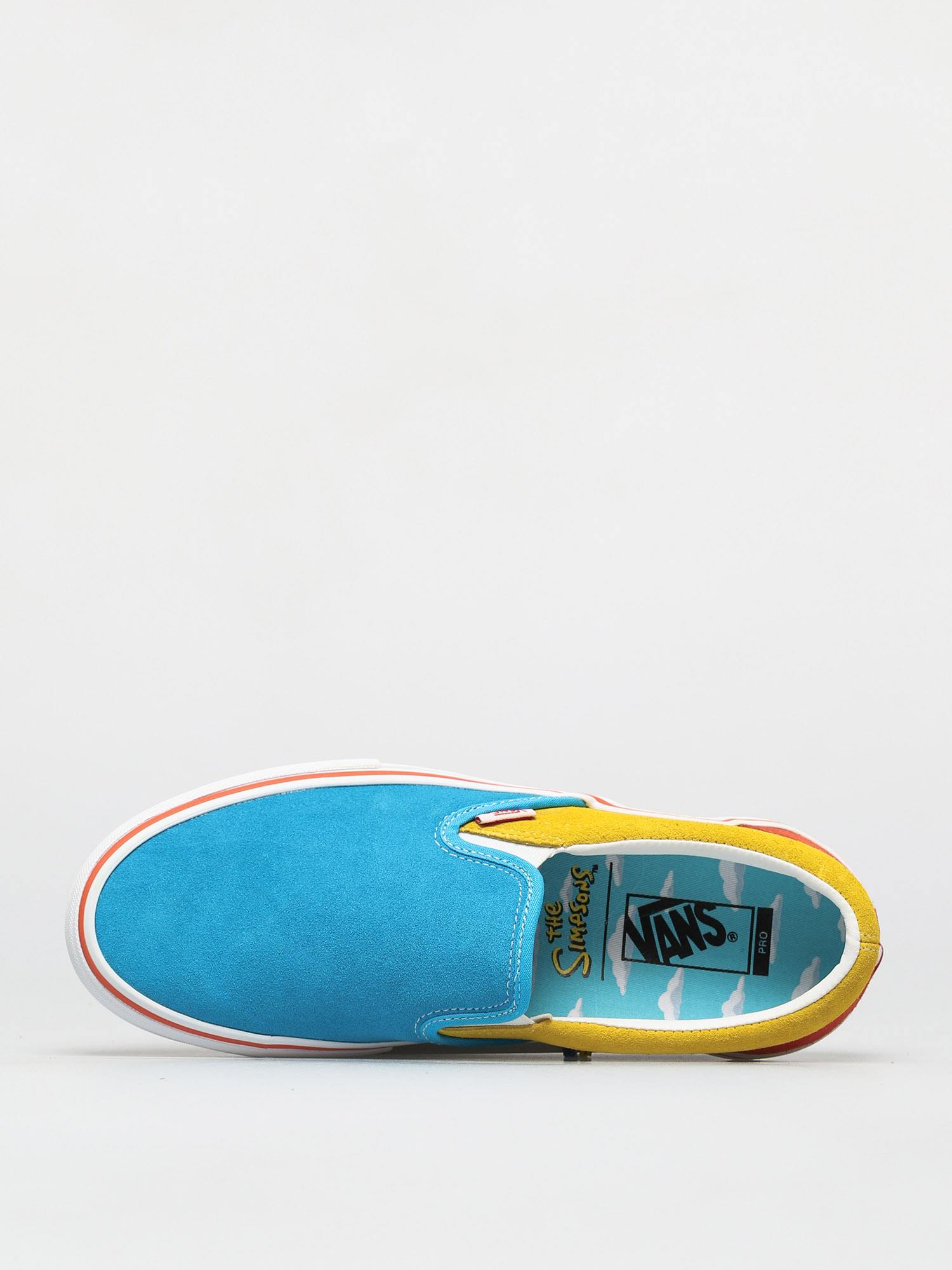 Topánky Vans x The Simpsons Slip On Pro (blue/yellow)